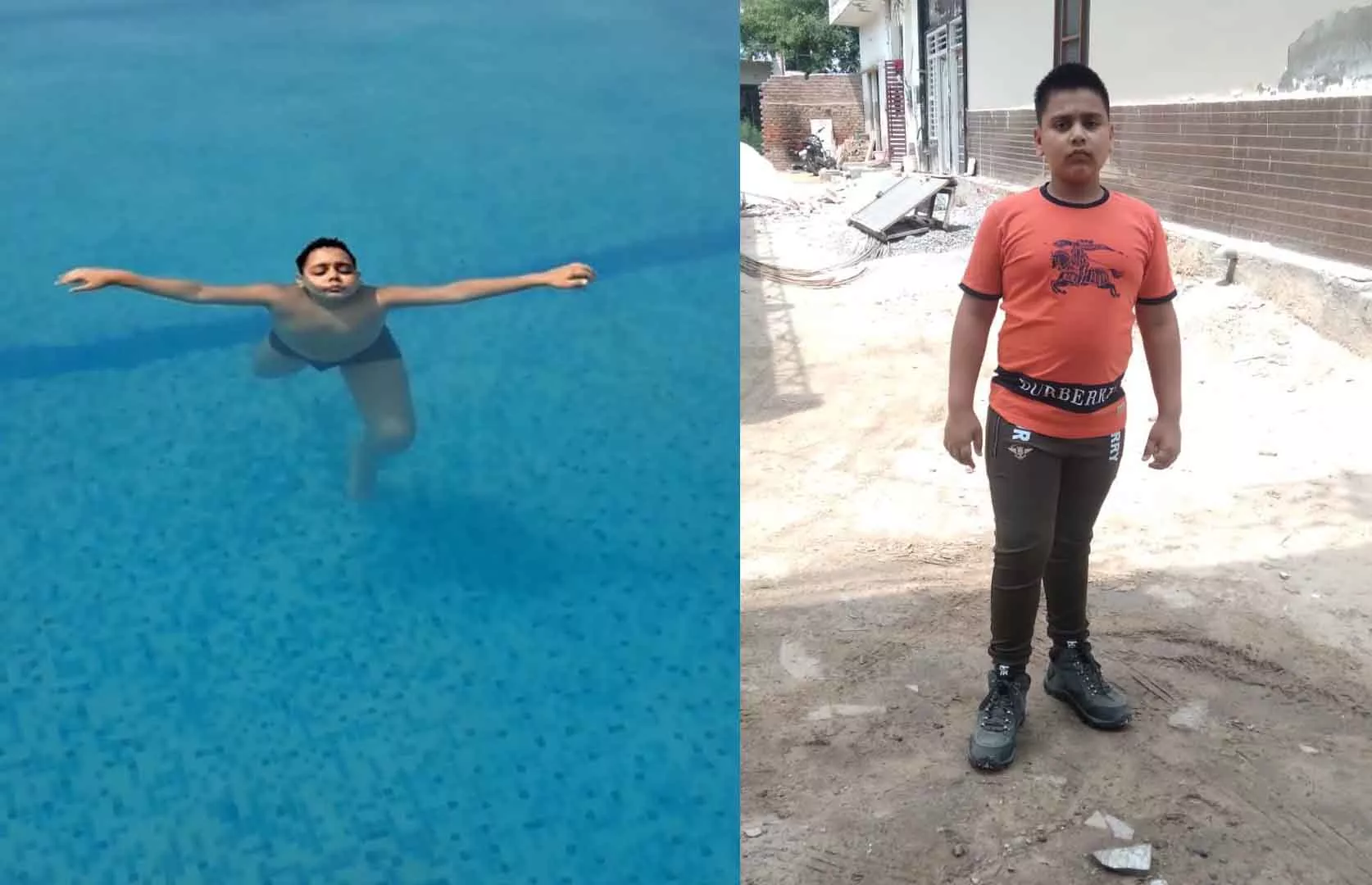 LONGEST TIME TO FLOAT ON WATER IN A VIRABHADRASANA POSITION (KID)