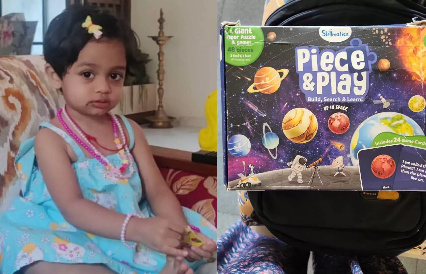 FASTEST TIME TO SOLVE 48 PIECES JIGSAW PUZZLE OF SOLAR SYSTEM (TODDLER)