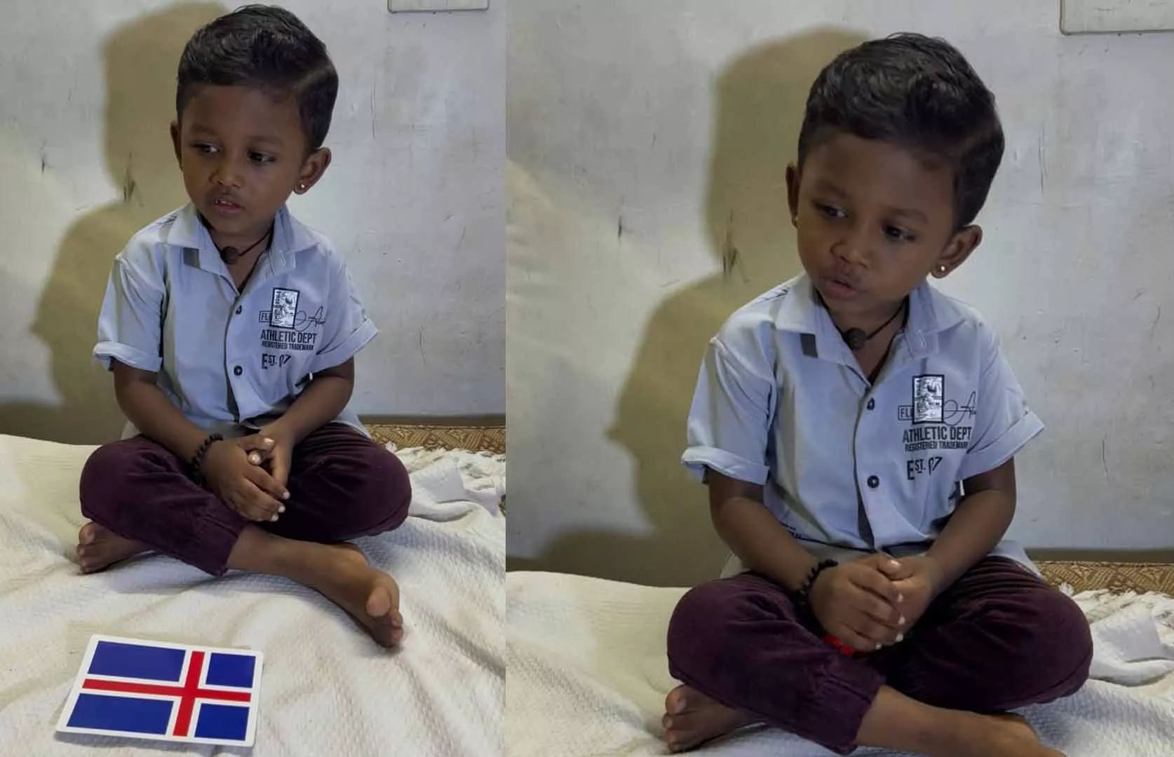 FASTEST TO IDENTIFY & RECITE NAMES OF 50 COUNTRIES' FLAGS (TODDLER)