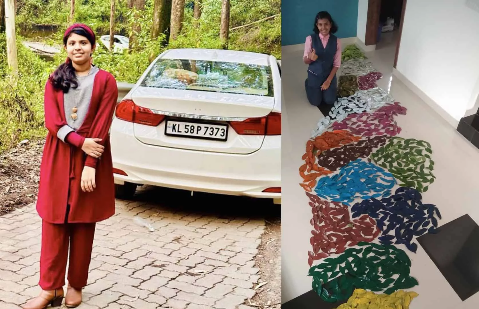 YOUNGEST TO MAKE LARGEST KERALA MAP USING MAXIMUM TEA LEAFS OF DIFFERENT COLORS
