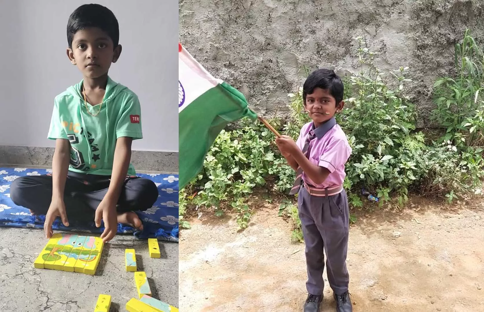 MOST RIVERS NAMES RECITED WHILE SOLVING 18 PIECES ELEPHANT PUZZLE IN SHORT TIME (KID)