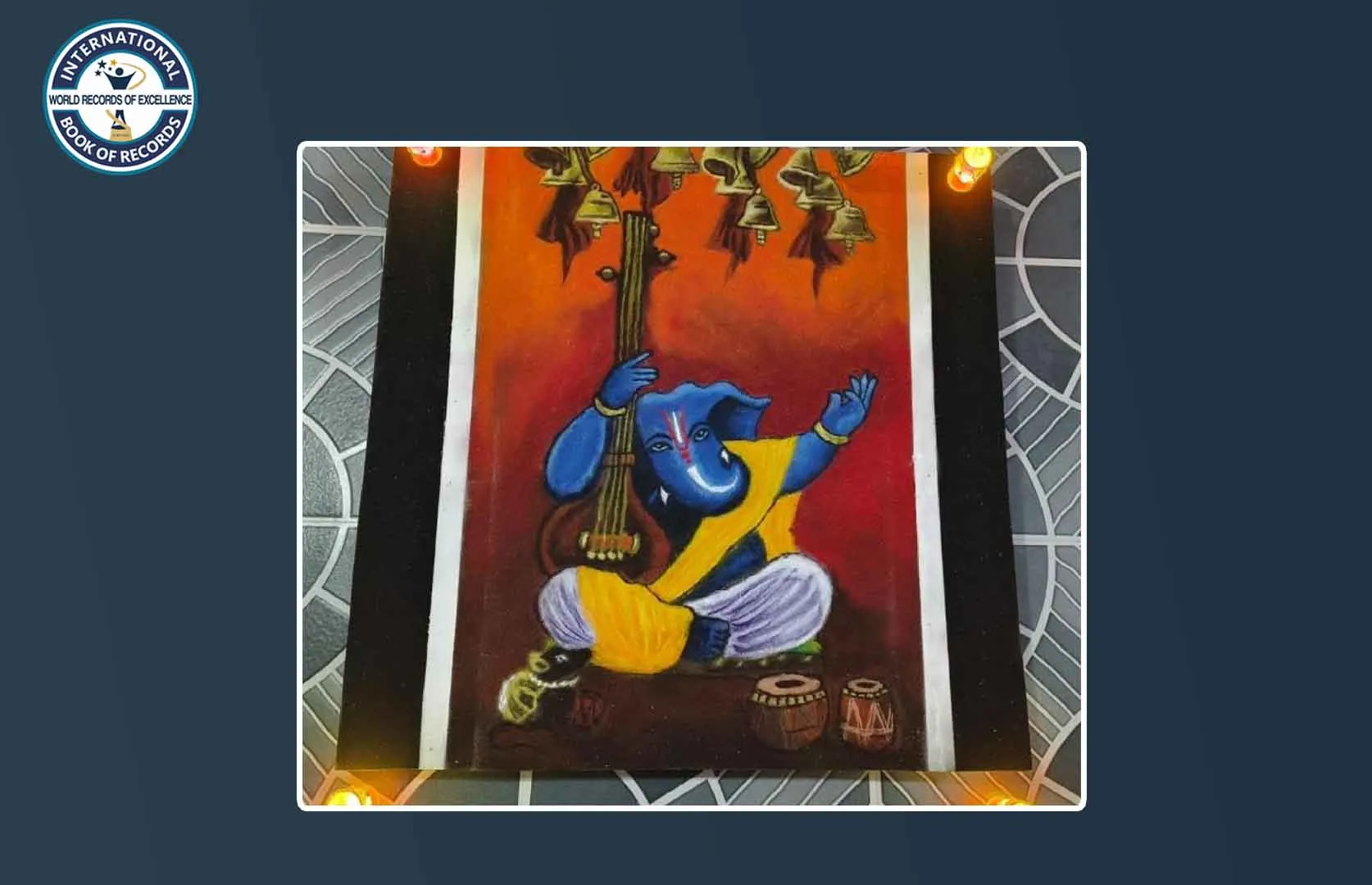 MAXIMUM NUMBER OF PEOPLE MADE RANGOLI INDIVIDUALLY IN A DISTRICT IN TWO DAYS (MASS)