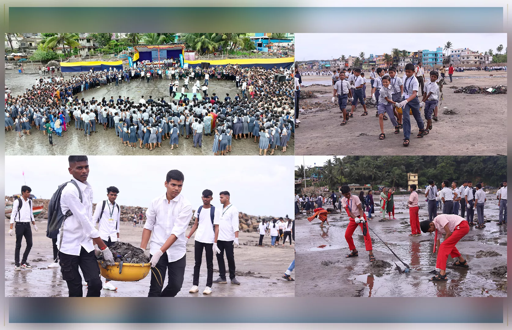 MOST PARTICIPANTS PARTICIPATED IN A BEACH CLEANUP DRIVE IN A SINGLE DAY - SINGLE VENUE