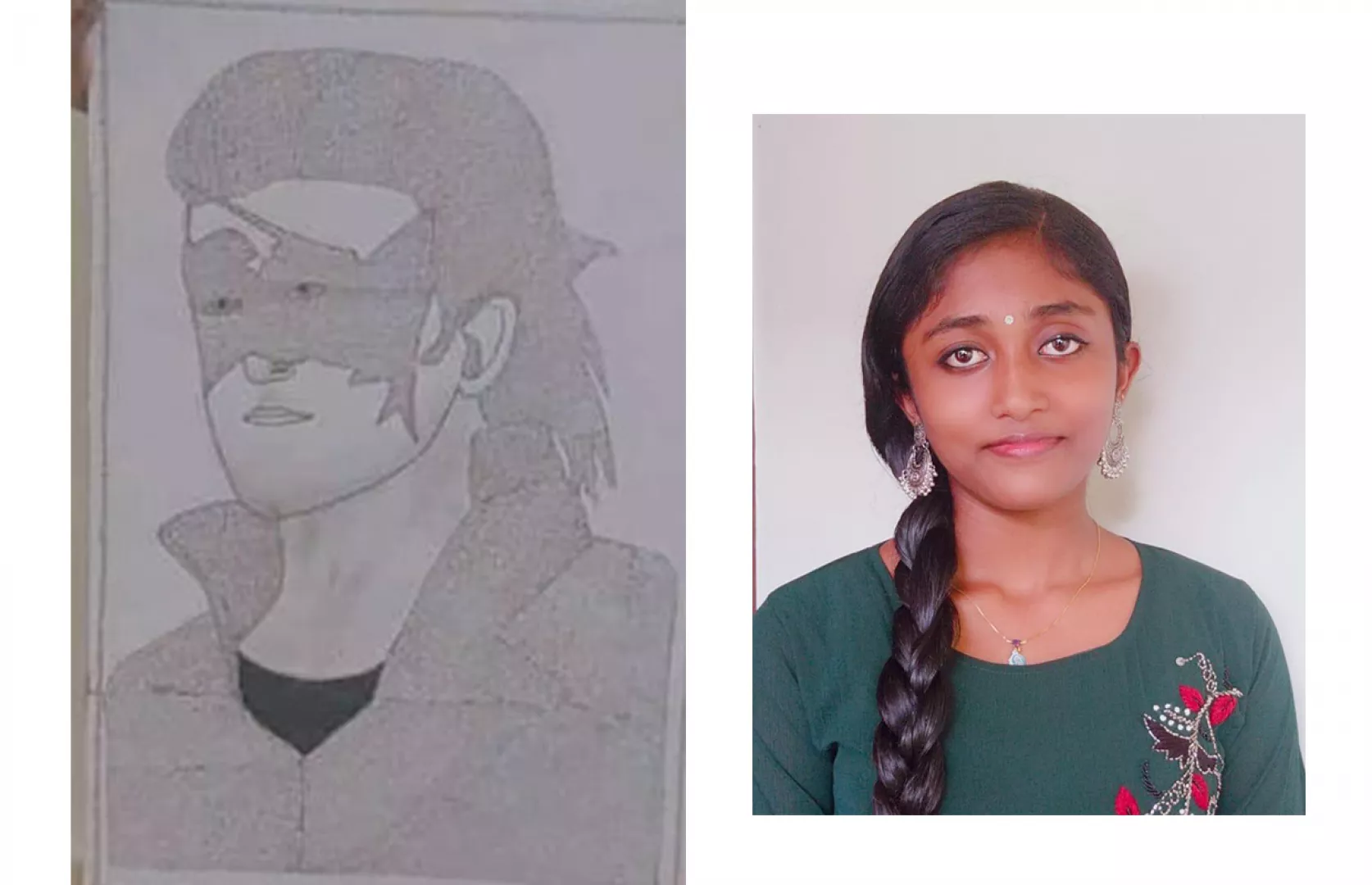 LARGEST TYPOGRAPHY DRAWING OF MOVIE CHARACTER - KRISH (TEENAGER)
