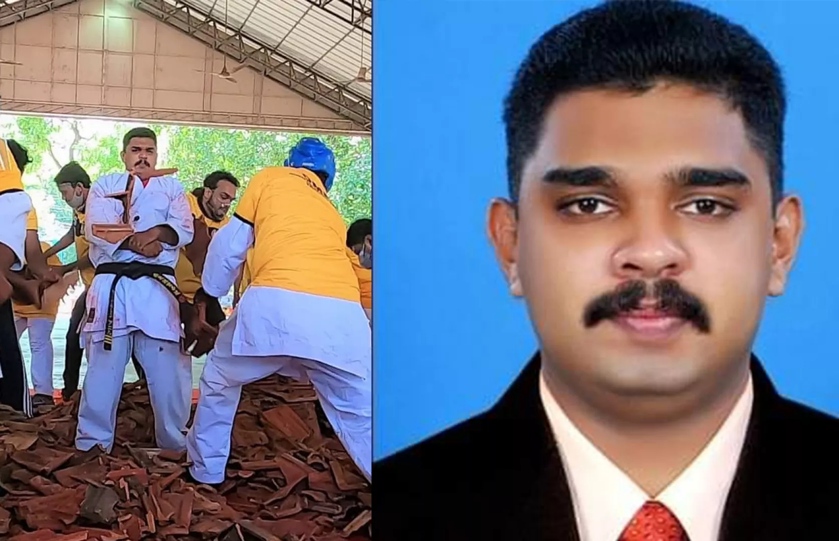 BREAKING MAXIMUM ROOF TILES OVER BODY IN ONE MINUTE