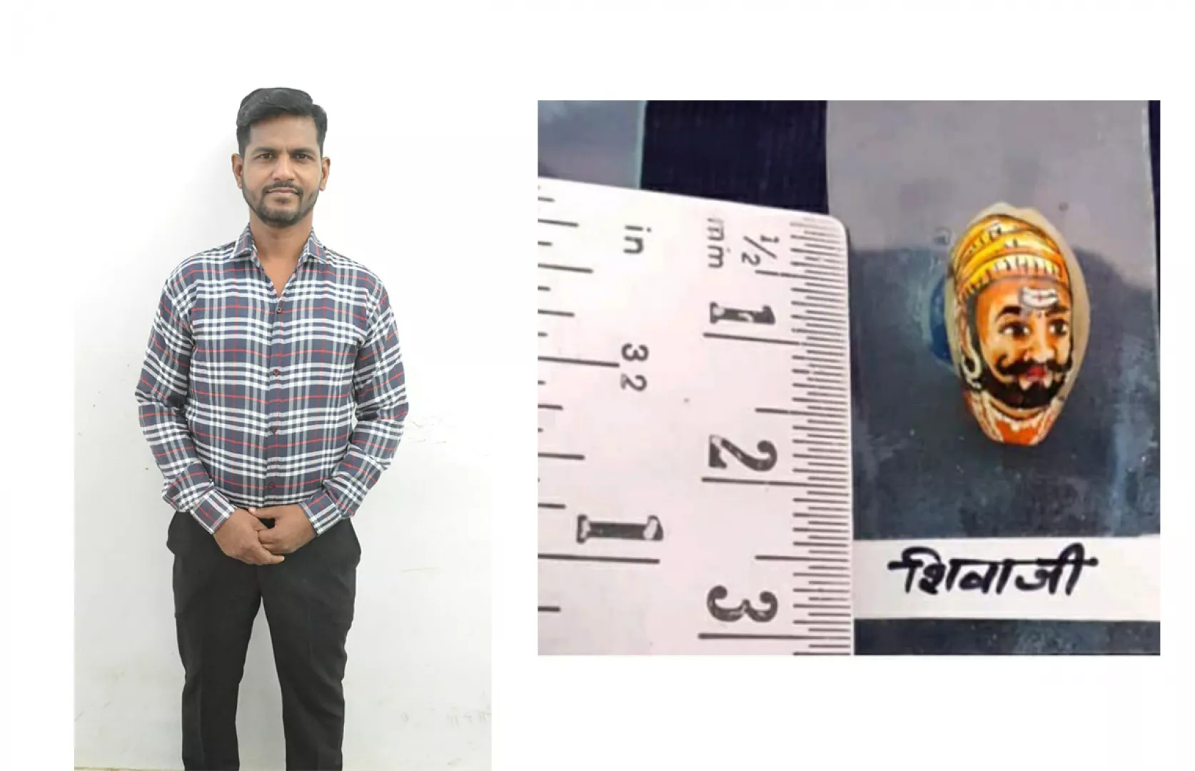 MAXIMUM PORTRAITS MADE OF FAMOUS PERSONALITIES ON CROWIE SHELLS