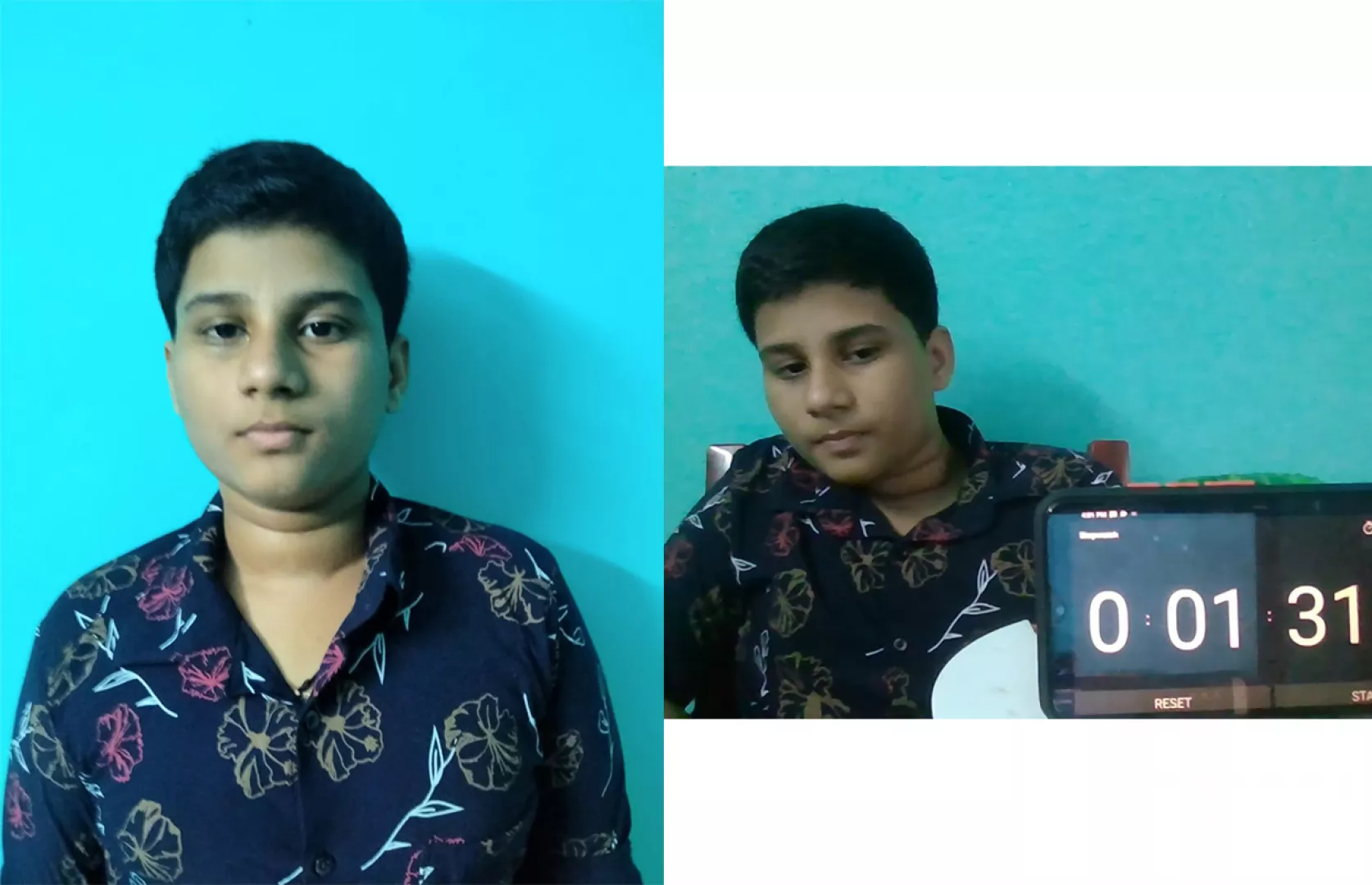 FASTEST RECITATION OF CUBES OF 1-50 NUMBERS (TEENAGER)