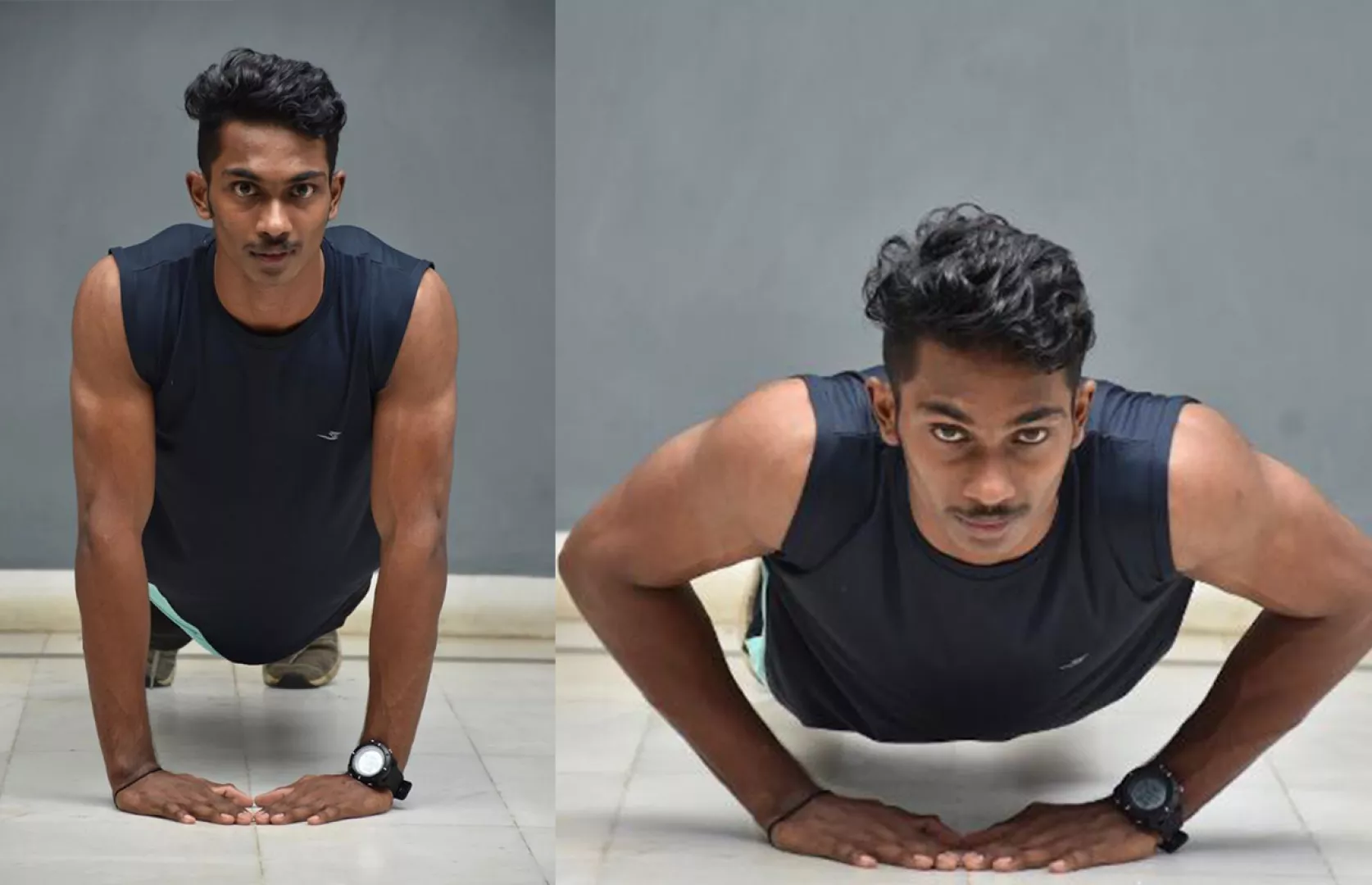 MOST DIAMOND PUSH UPS IN 30 SECONDS