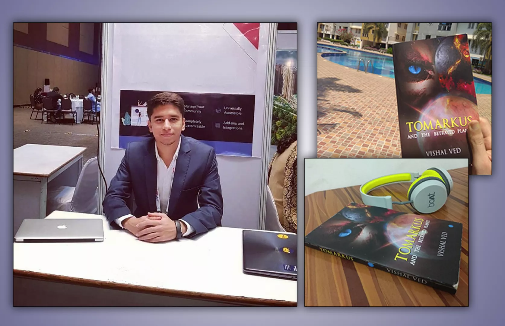 YOUNGEST AUTHOR TO WRITE A FICTION NOVEL WITHOUT HUMANS AND EARTHLY LIFE FORMS