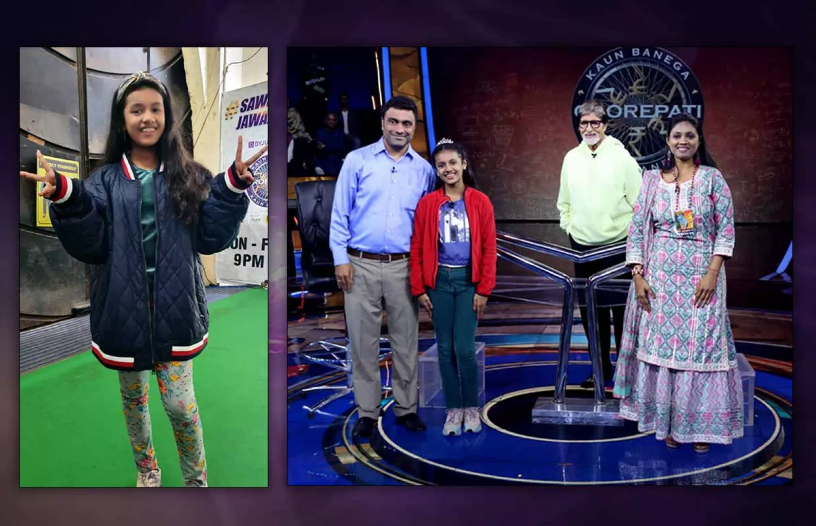 YOUNGEST GIRL TO WIN HIGHEST PRIZE MONEY IN KAUN BANEGA CROREPATI INDIAN QUIZ SHOW