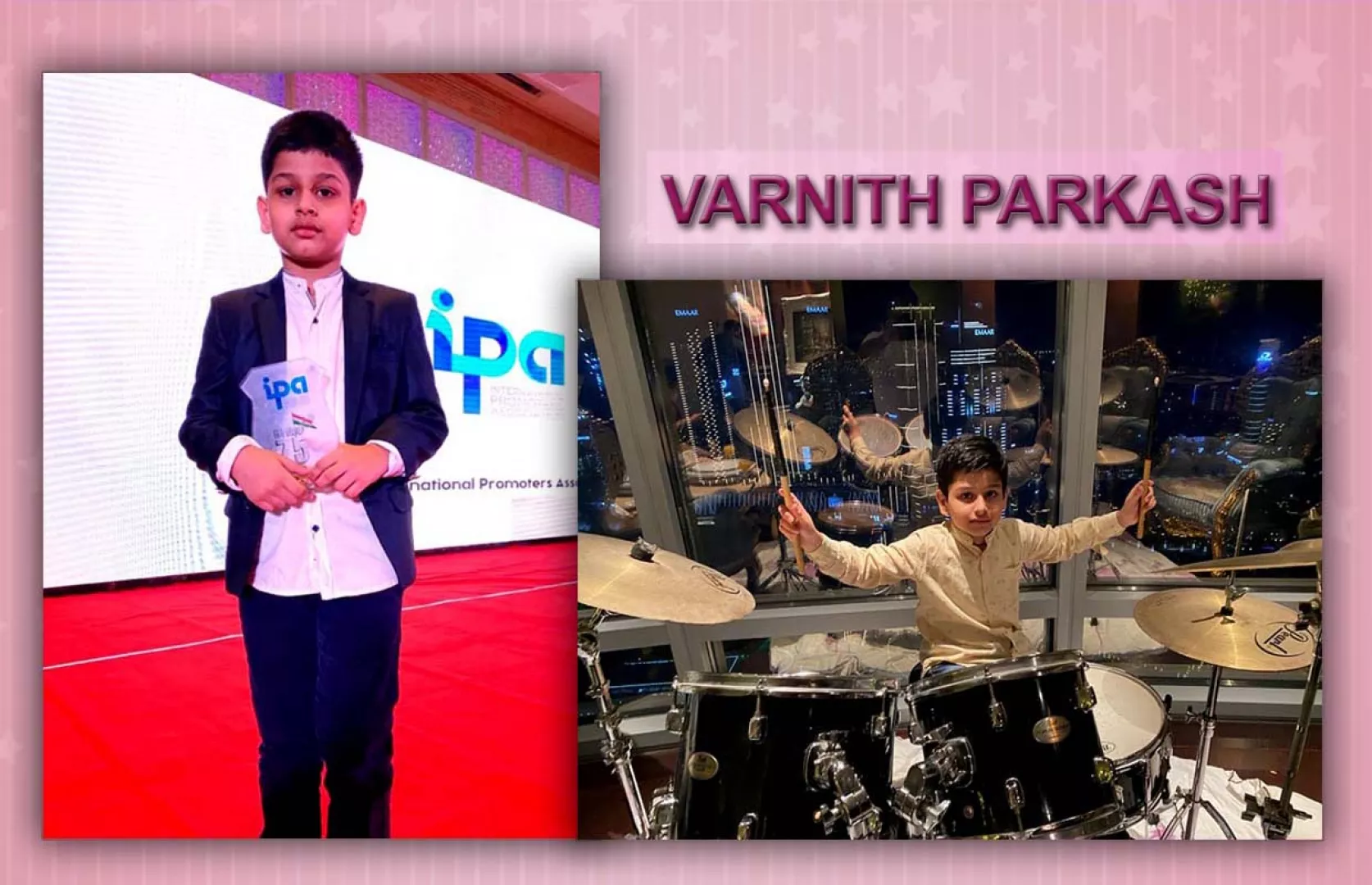 LONGEST TIME TO PLAY DRUMS BLINDFOLDED BY A KID