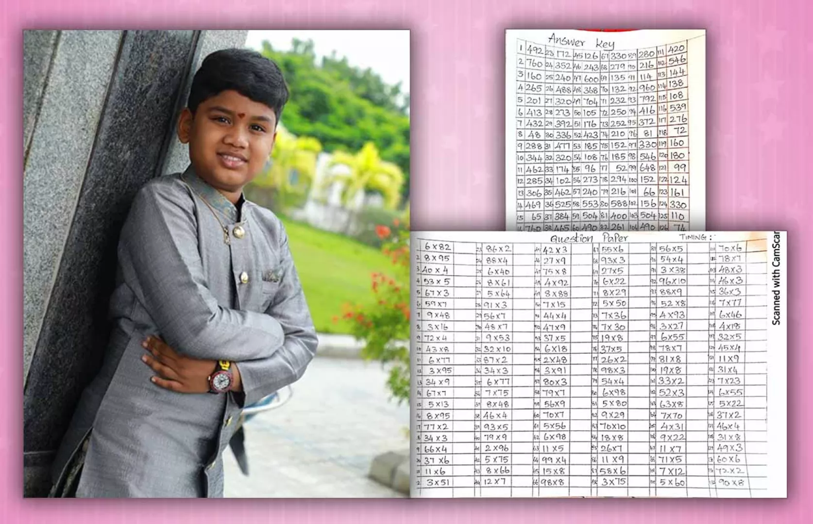 MOST MULTIPLICATION SUMS OF TWO DIGITS X ONE DIGIT SOLVED BY A KID