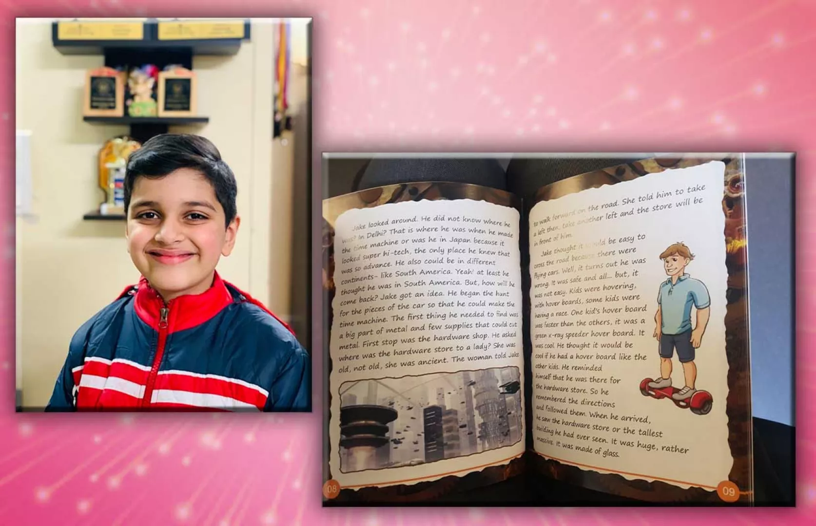 YOUNGEST AUTHOR OF SCIENCE FICTION BOOK