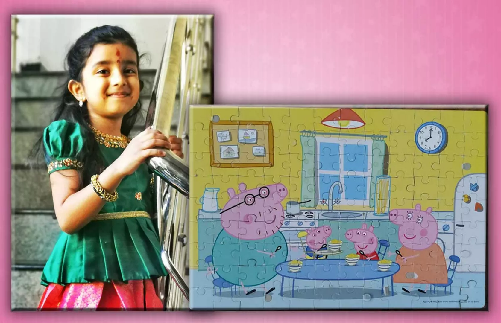 FASTEST TO COMPLETE 108 PIECES JIGSAW PEPPA PIG PUZZLE