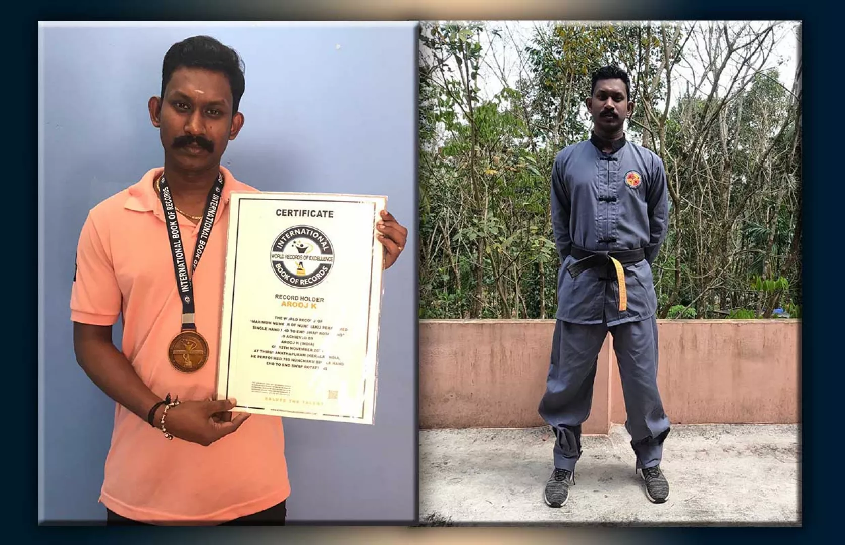 MOST NUMBER OF RECORD CERTIFICATES ACHIEVED FROM VARIOUS PLATFORMS IN NUNCHAKU SPIN