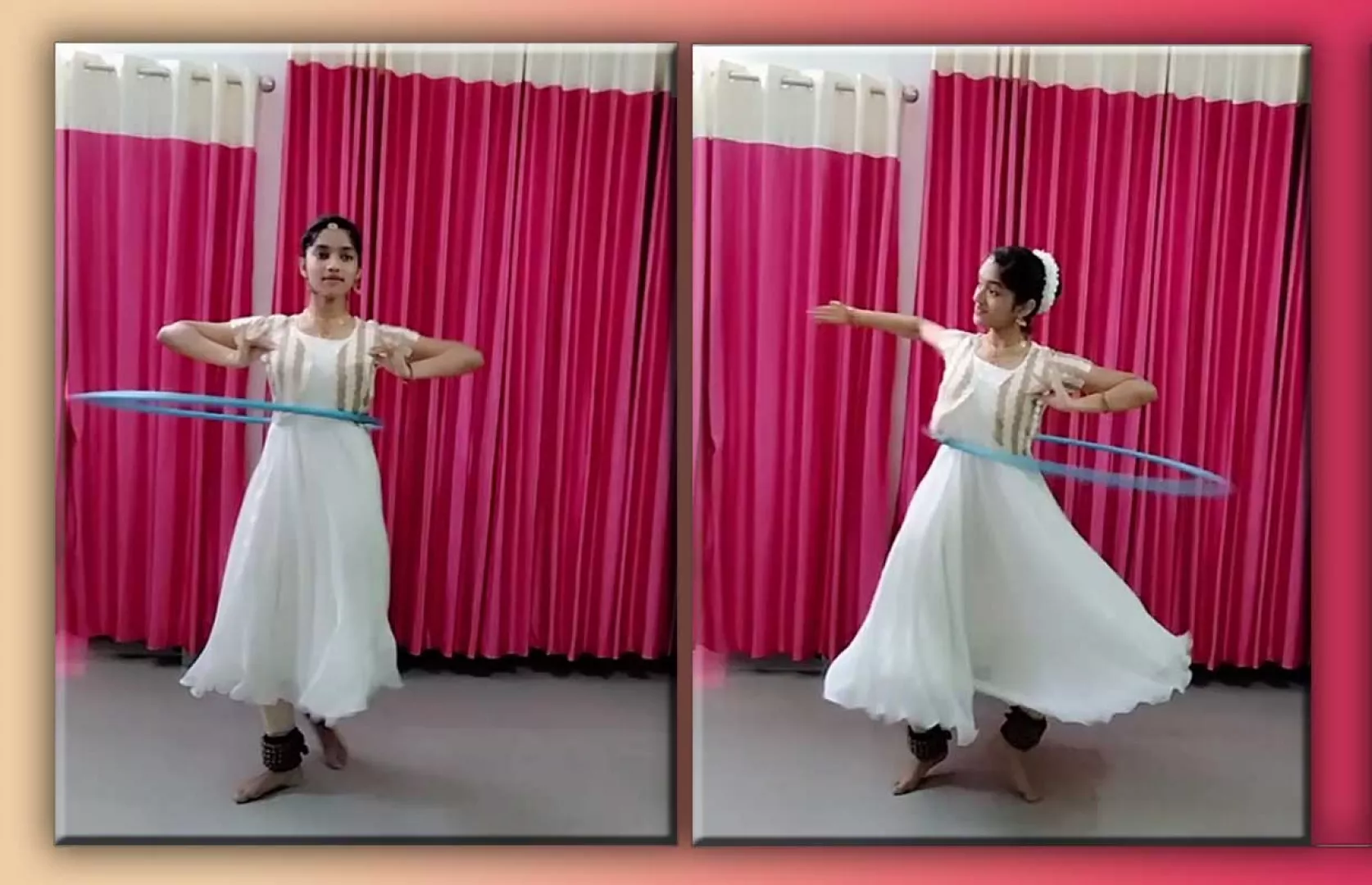 LONGEST TIME TO PERFORM HULA HOOP SPINS WHILE DOING SEMI CLASSICAL DANCE (TEENAGER)
