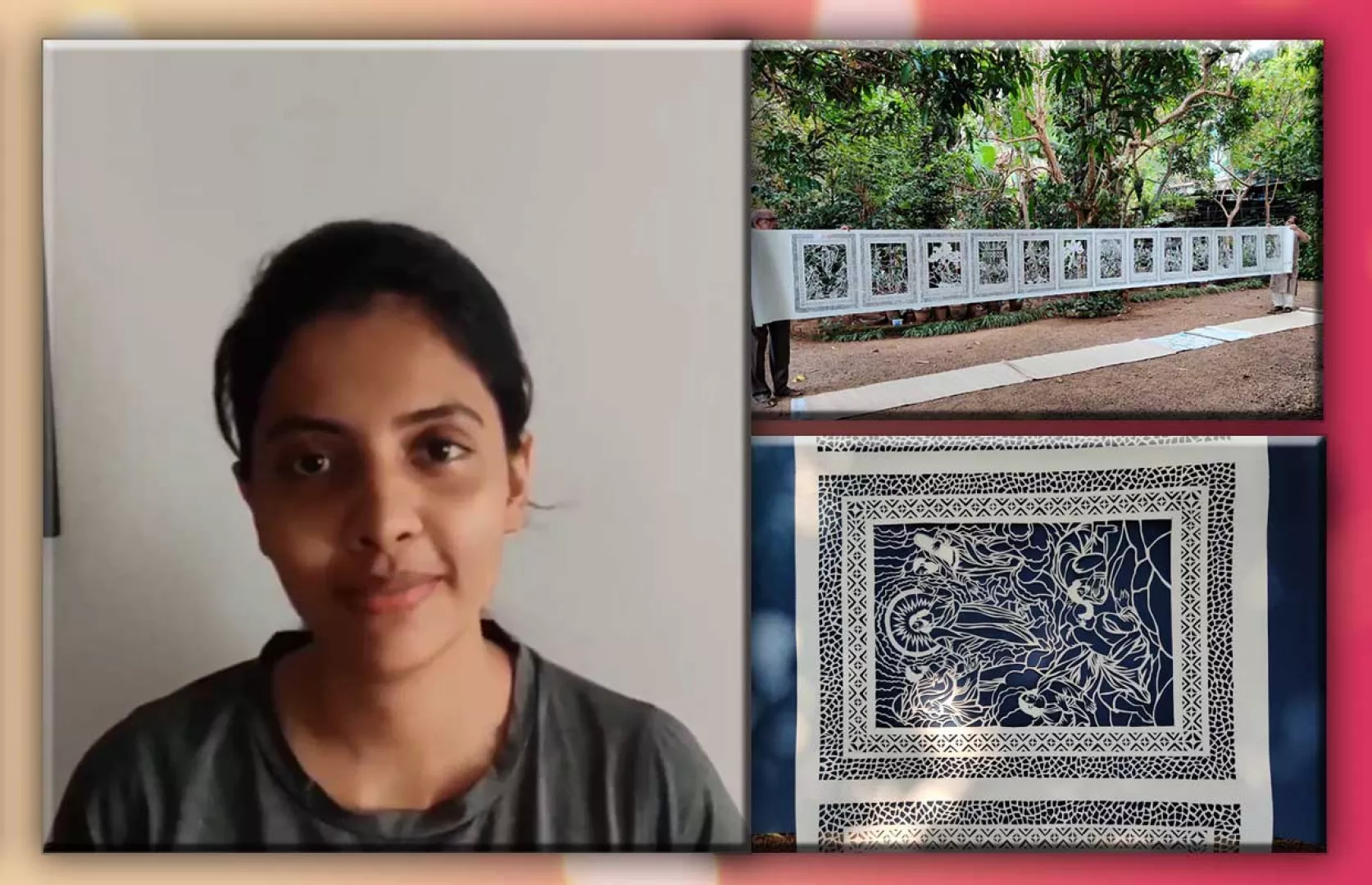 LONGEST PAPER CUTTING ART DEPICTING LIFE STORIES OF JESUS CHRIST