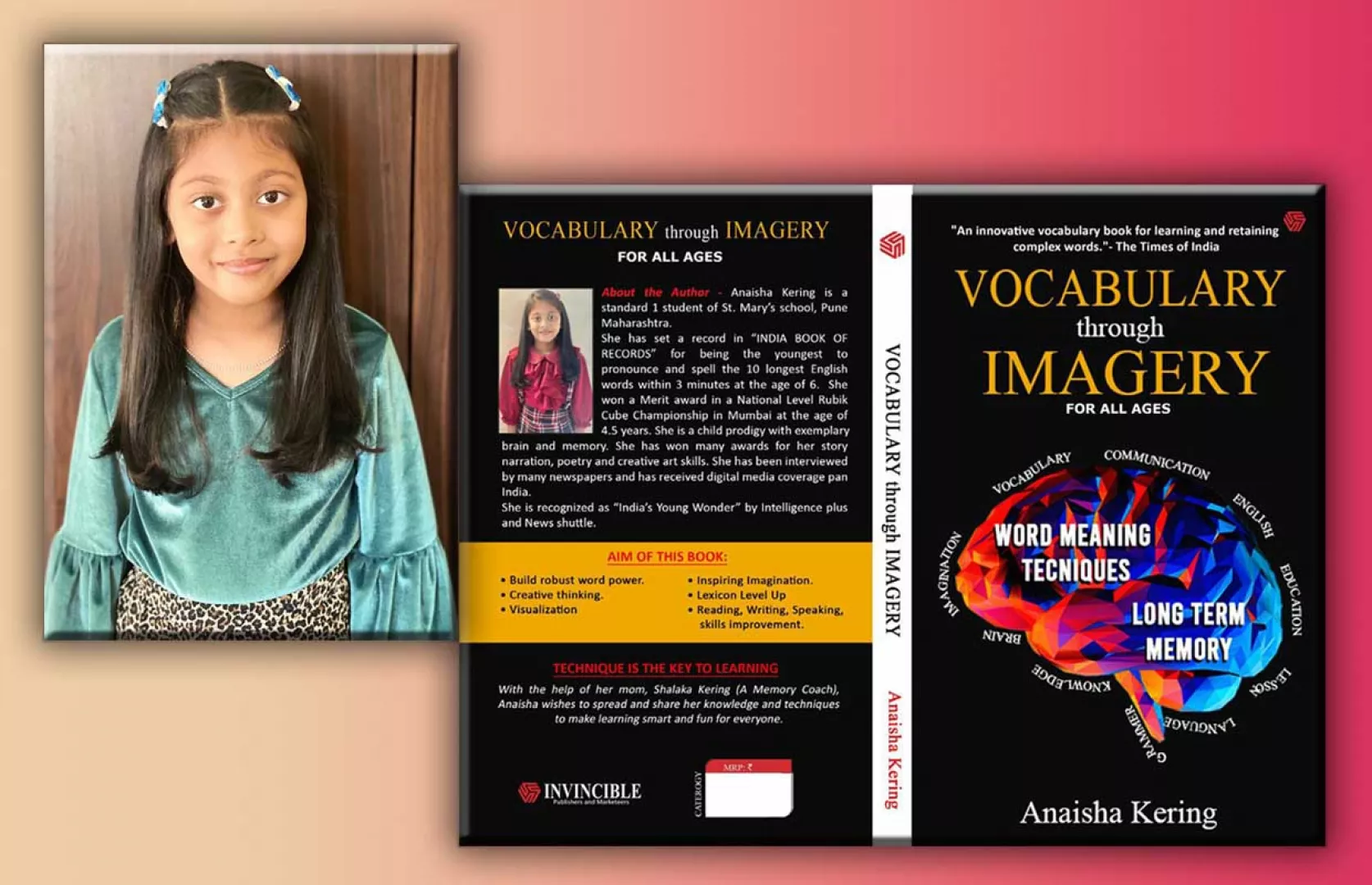 YOUNGEST WORDSMITH TO WRITE AND PUBLISH MAXIMUM BOOKS