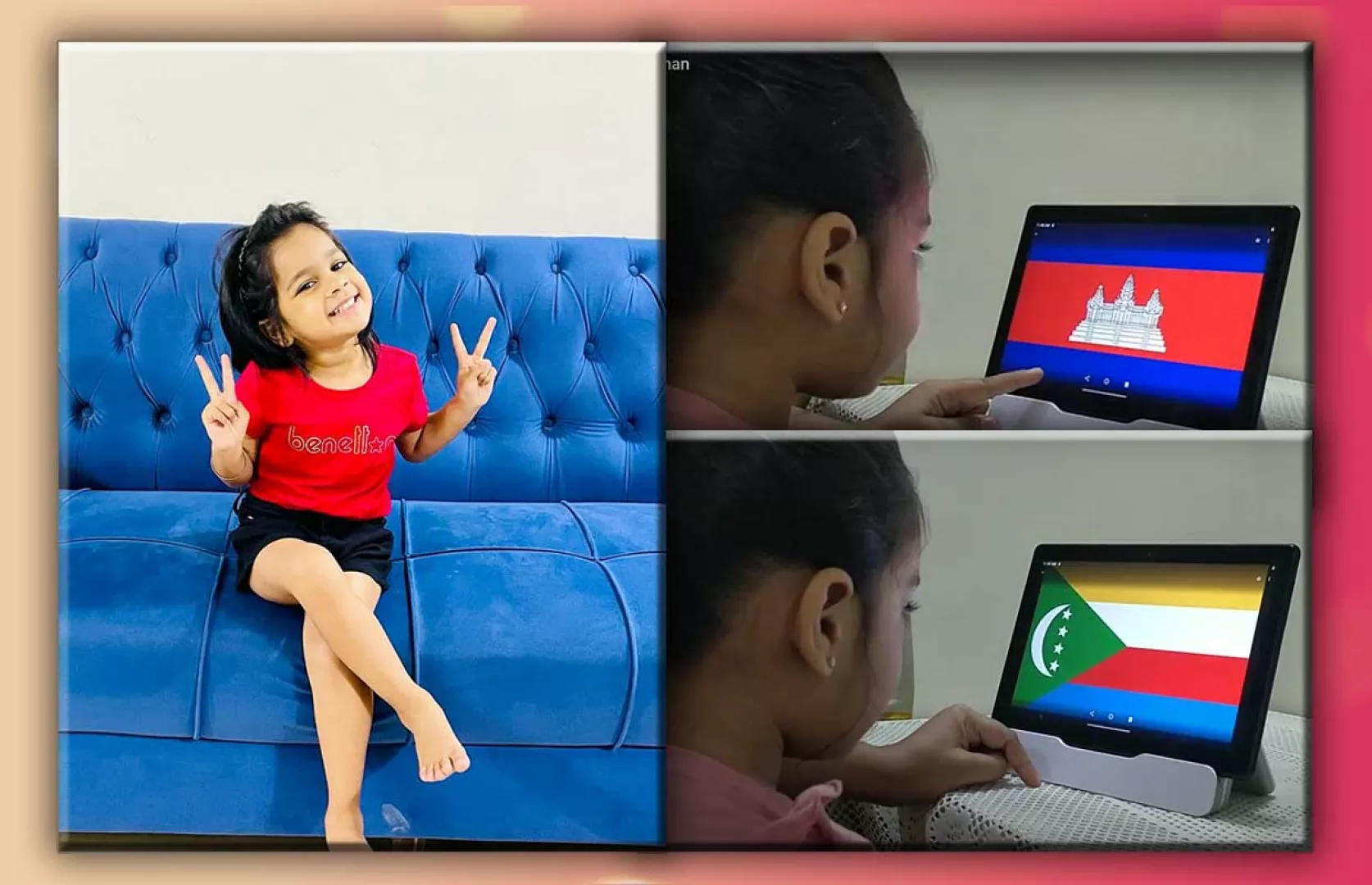 YOUNGEST TO IDENTIFY FLAGS OF ALL COUNTRIES AND RECITE THEIR CURRENCIES