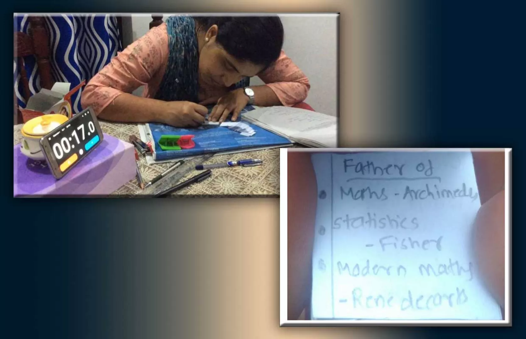 SMALLEST HANDWRITTEN BOOK ABOUT MATHEMATICAL INFORMATION