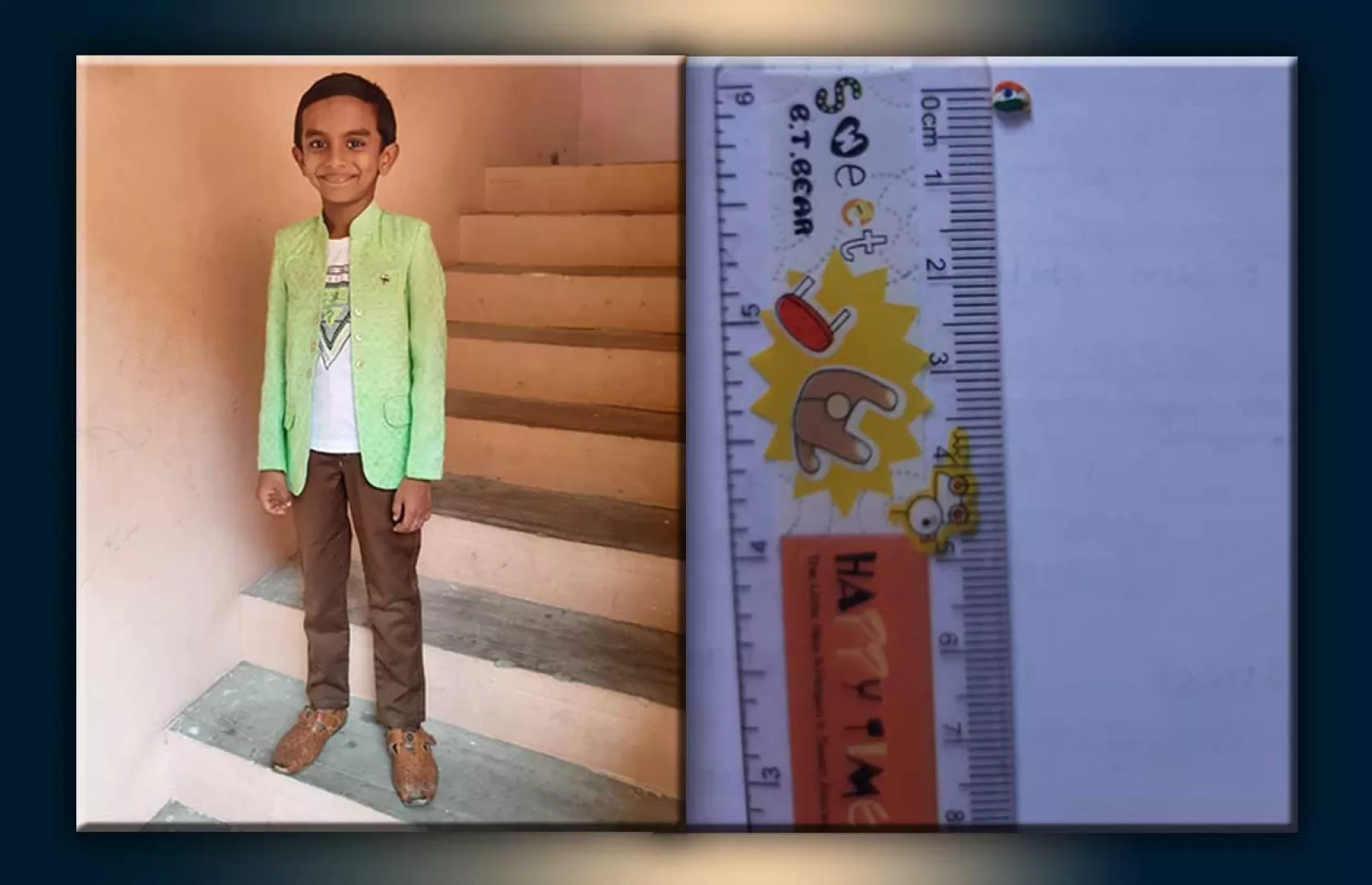 YOUNGEST TO PAINT INDIAN FLAG ON A CHILLI SEED