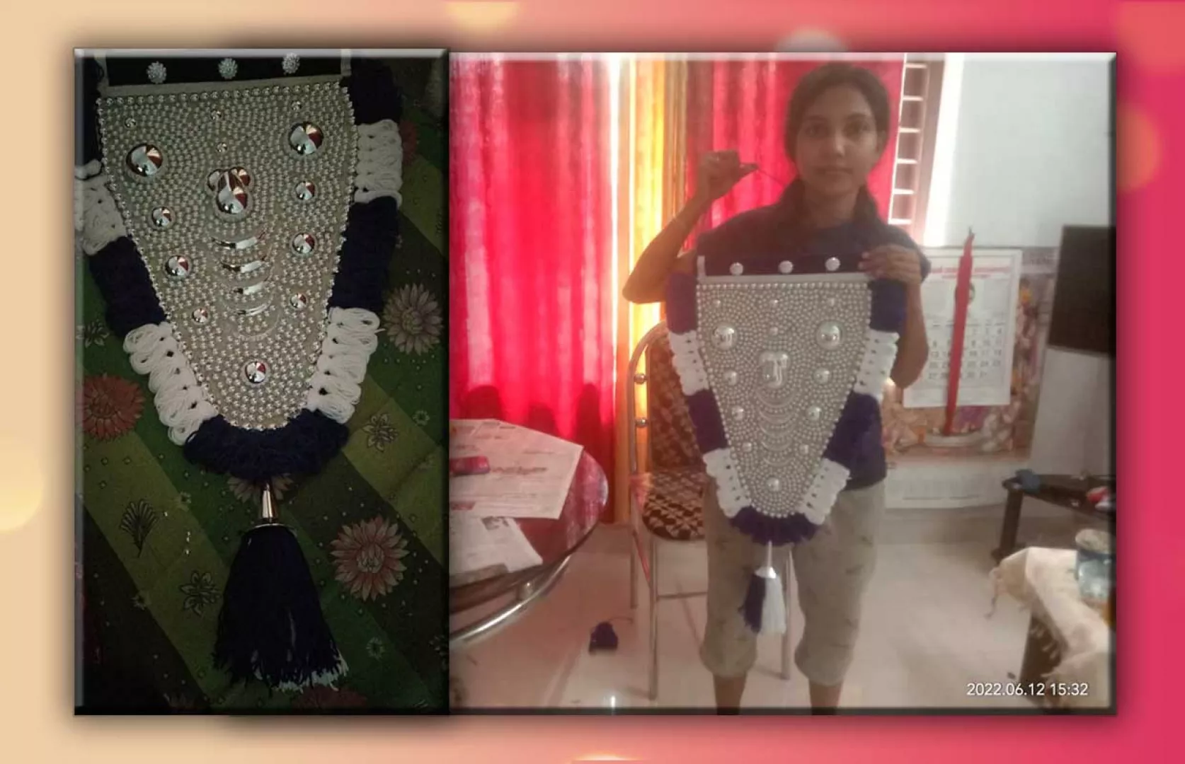 YOUNGEST TO MAKE HANDMADE ELEPHANT CAPARISON