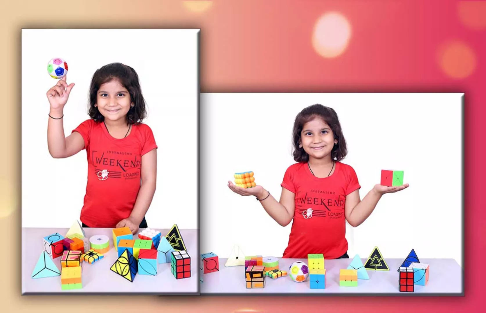 MOST NUMBER OF DIFFERENT TYPES OF RUBIK CUBES SOLVED BY A KID