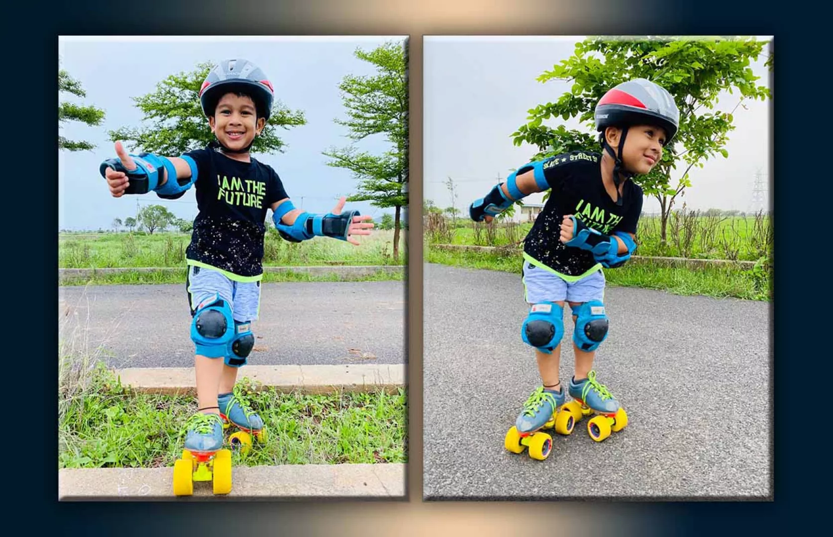 YOUNGEST TO COVER MAXIMUM DISTANCE ON SKATES