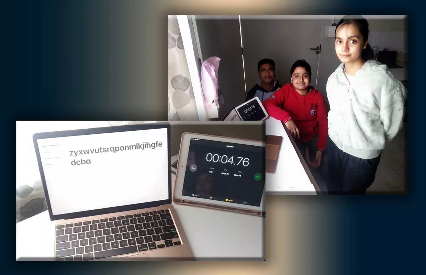 FASTEST BACKWARD ALPHABET (Z TO A) TYPING USING SINGLE HAND BY A TEENAGER