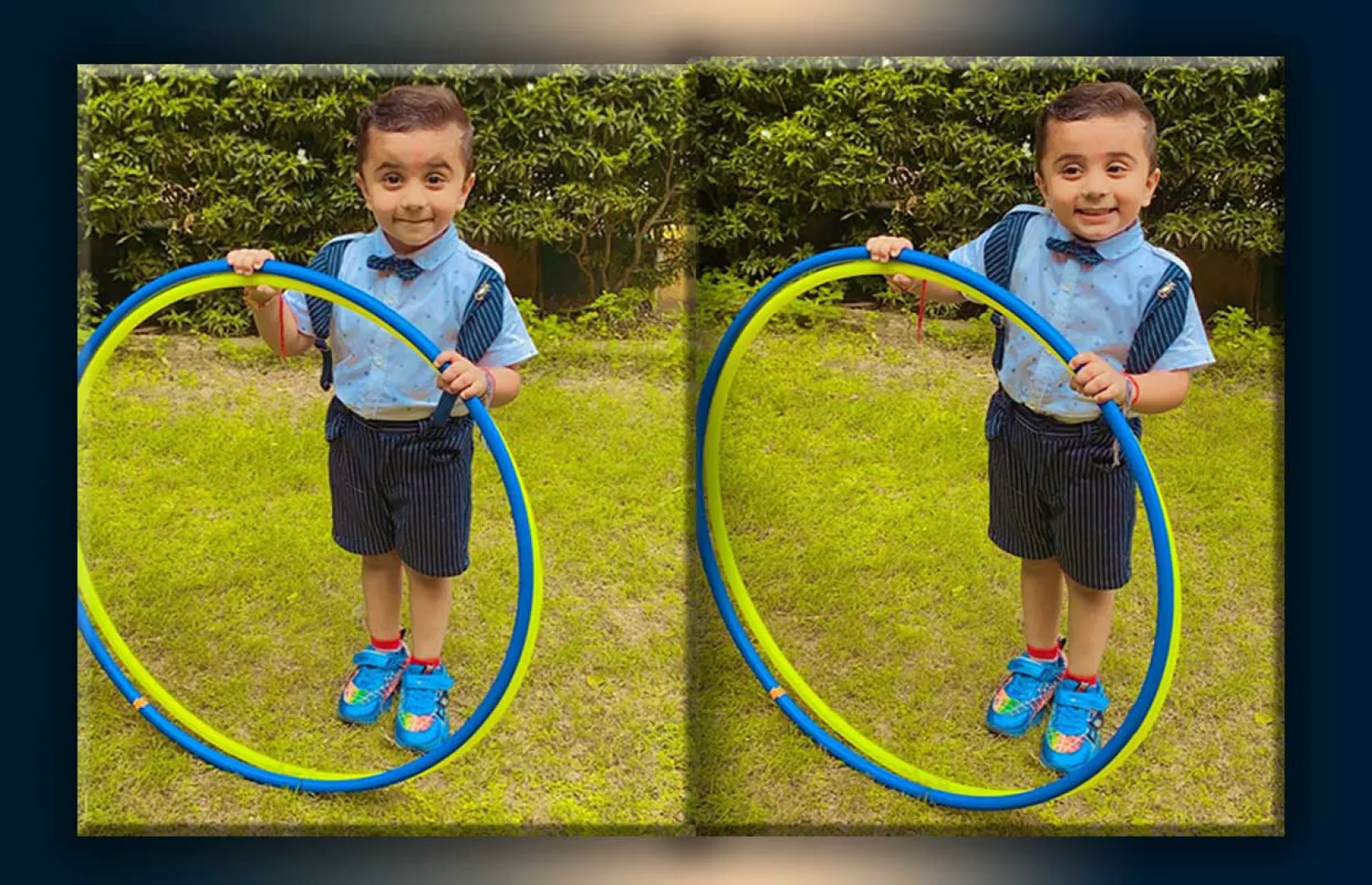 MOST HULA HOOP SPINS WITH TWO HULA HOOPS IN ONE MINUTE (KID)