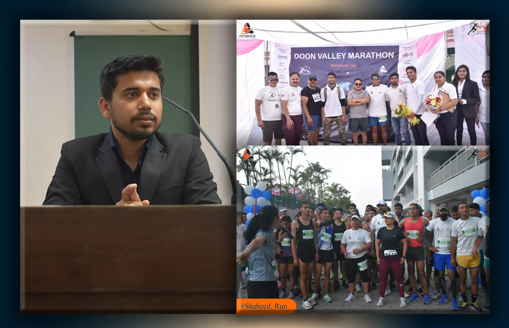 YOUNGEST TO ORGANIZE MARATHON RUN