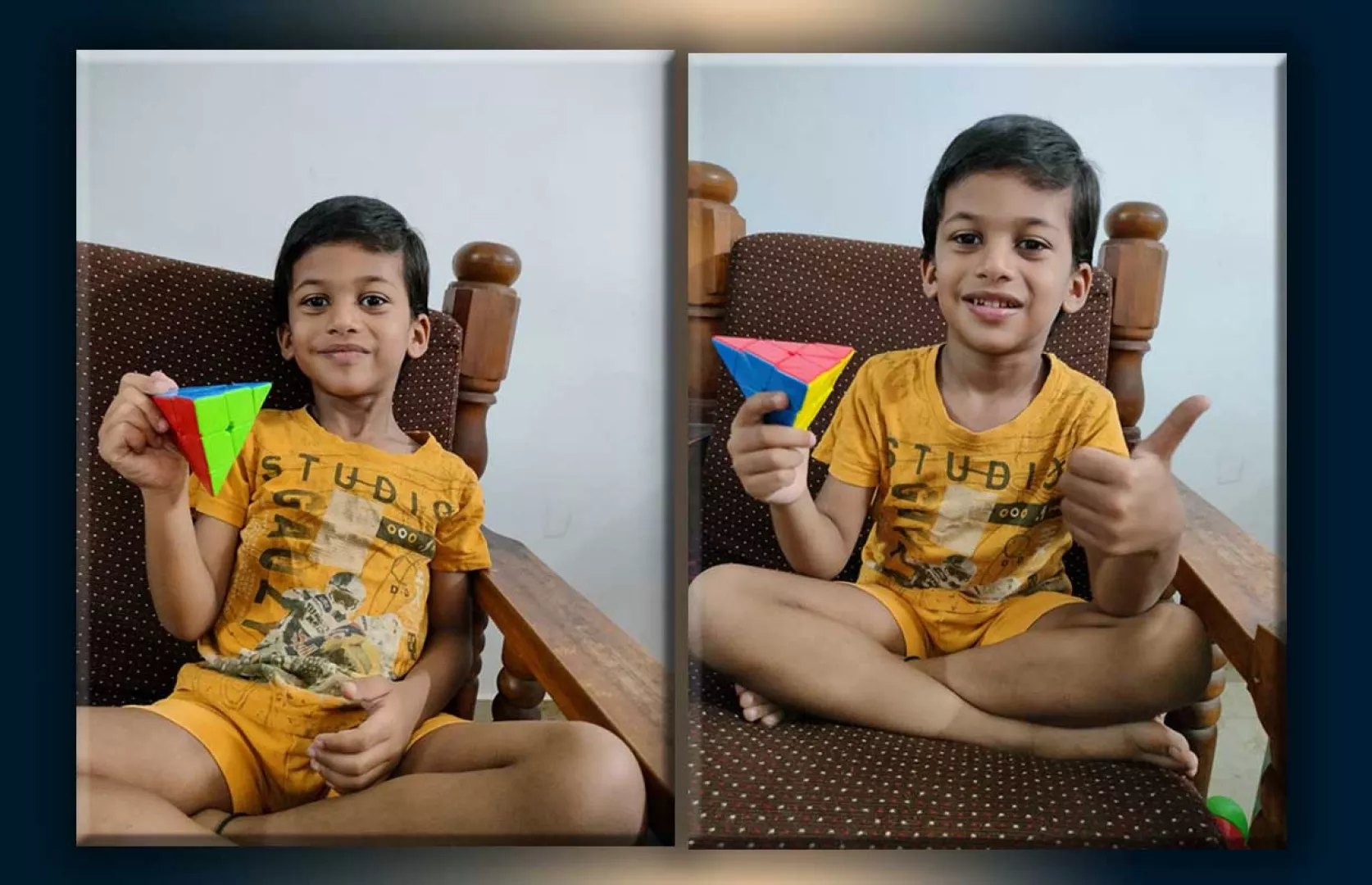 FASTEST TO SOLVE PYRAMINX RUBIK'S CUBE (KID)