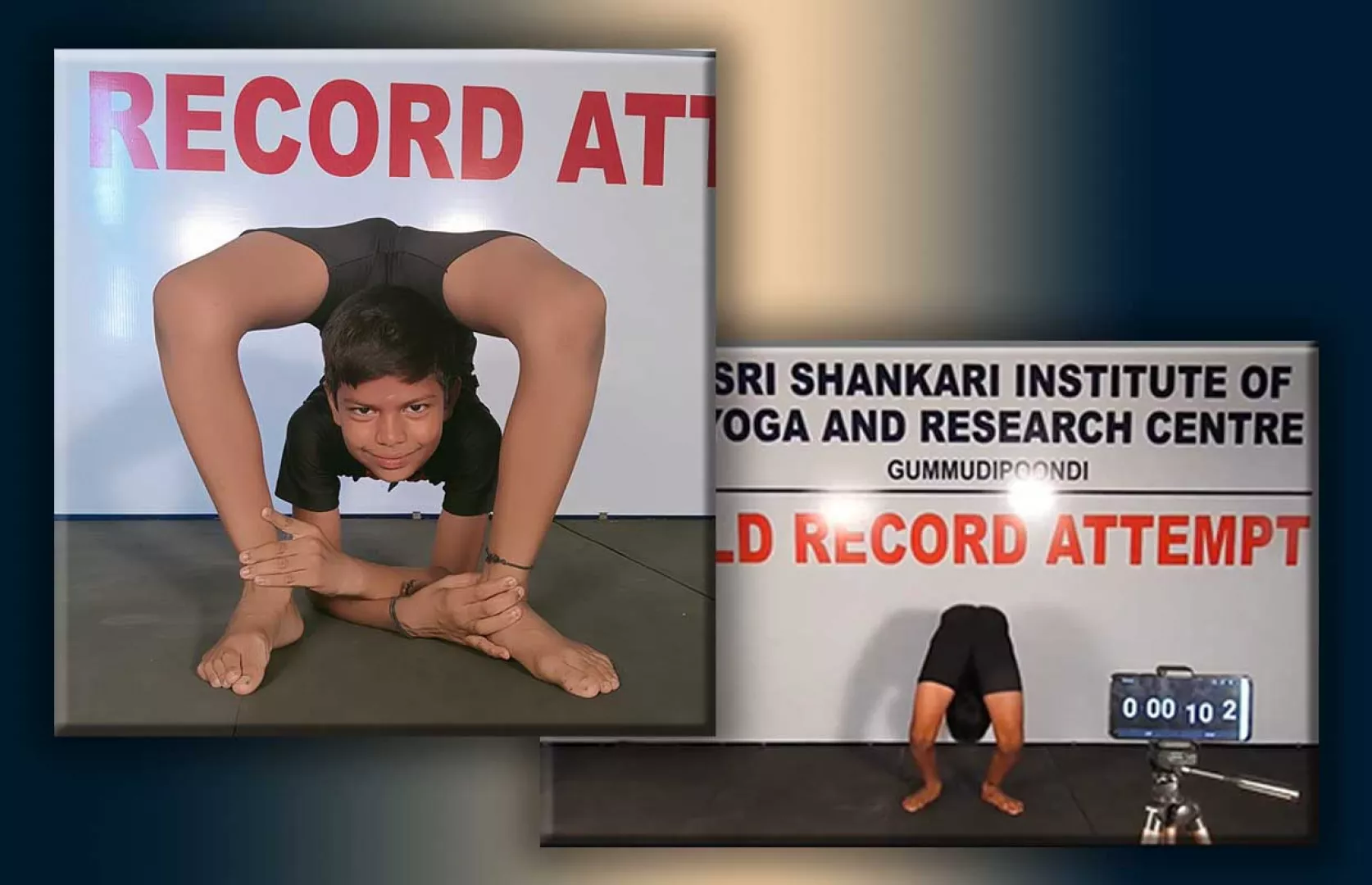 MOST REPETITIONS OF CHAKRABANDHASANA PERFORMED IN ONE MINUTE