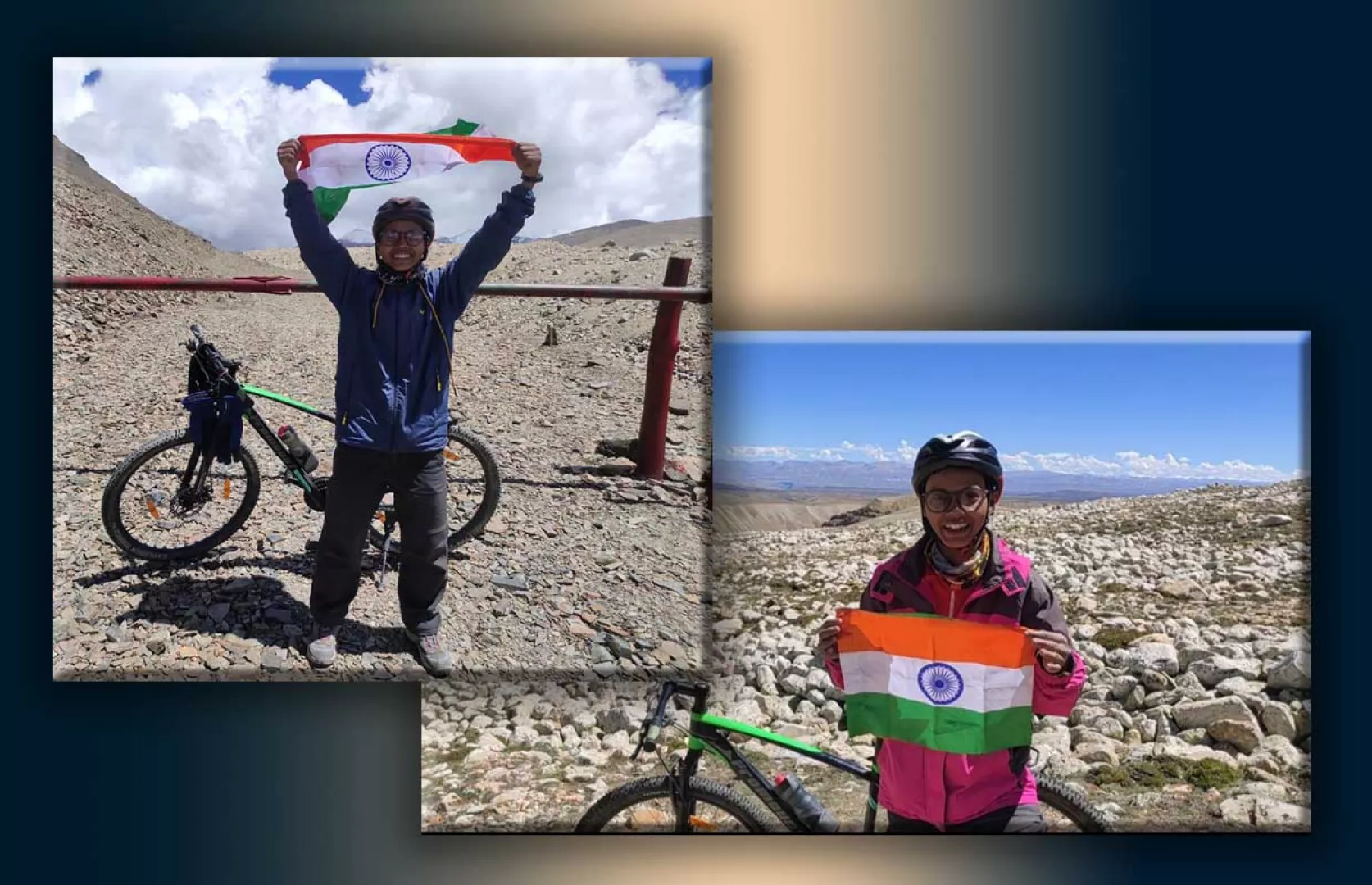 YOUNGEST TO TRAVEL MAXIMUM HIGH ALTITUDE PASSES BY CYCLE (FEMALE)