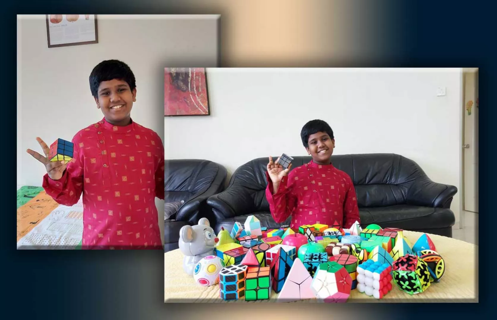 MAXIMUM DIFFERENT TYPES OF RUBIK’S CUBES SOLVED BY A KID