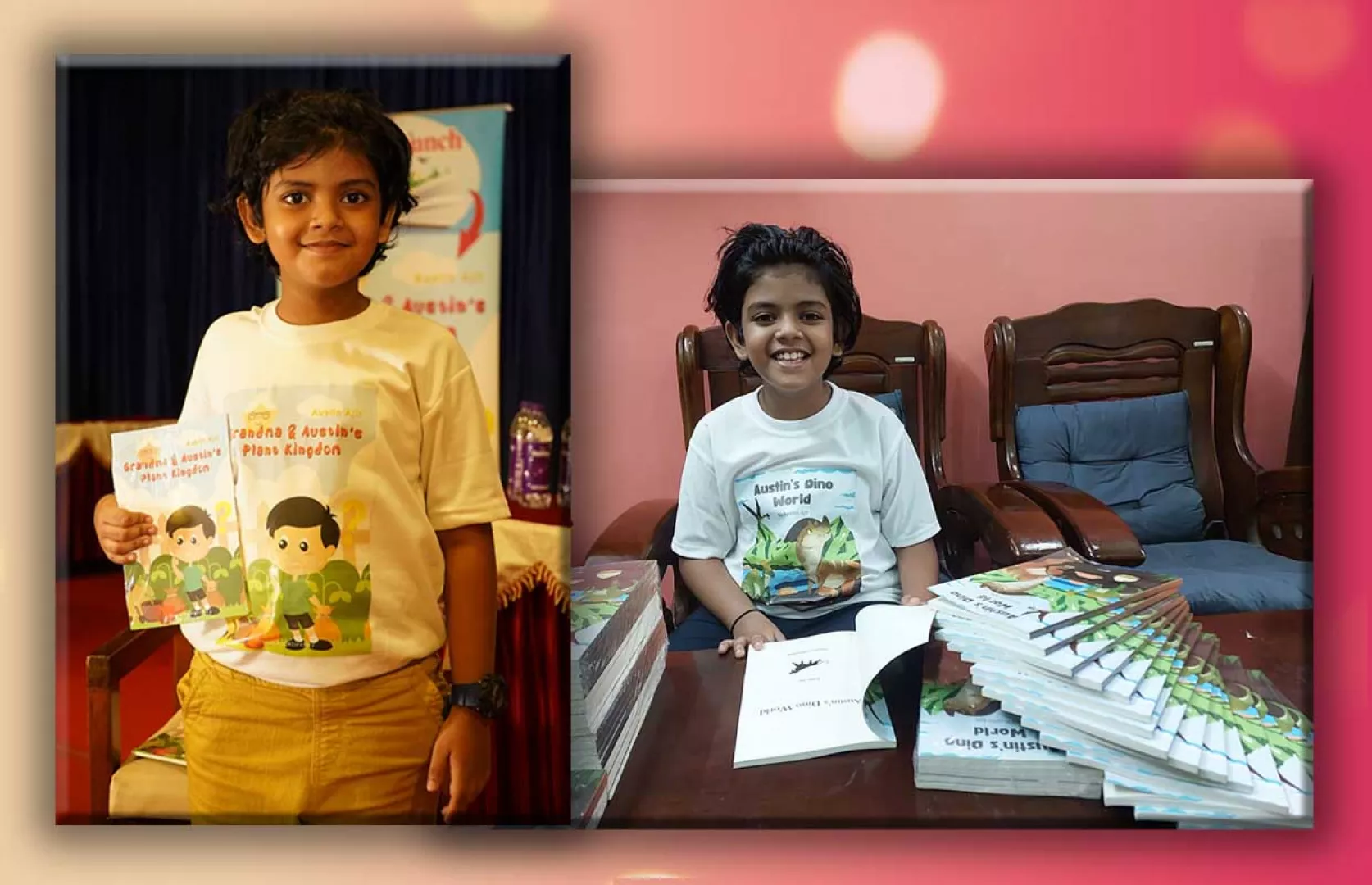 YOUNGEST AUTHOR TO WRITE & PUBLISH BOOK ABOUT DINOSAURS
