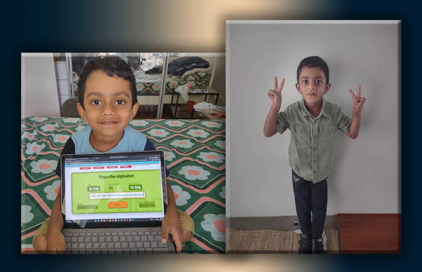 FASTEST ALPHABET TYPING A TO Z BY KID