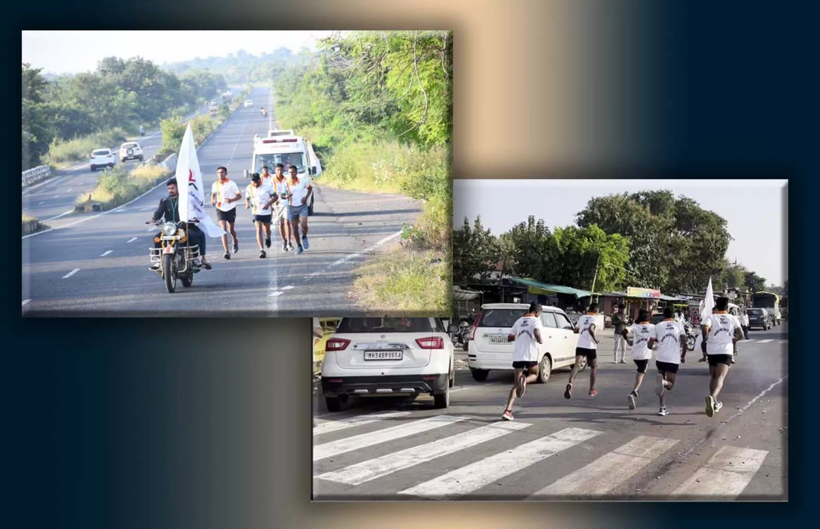 MAXIMUM DISTANCE COVERED BY MOST NUMBER OF PEOPLE IN A RELAY RUN