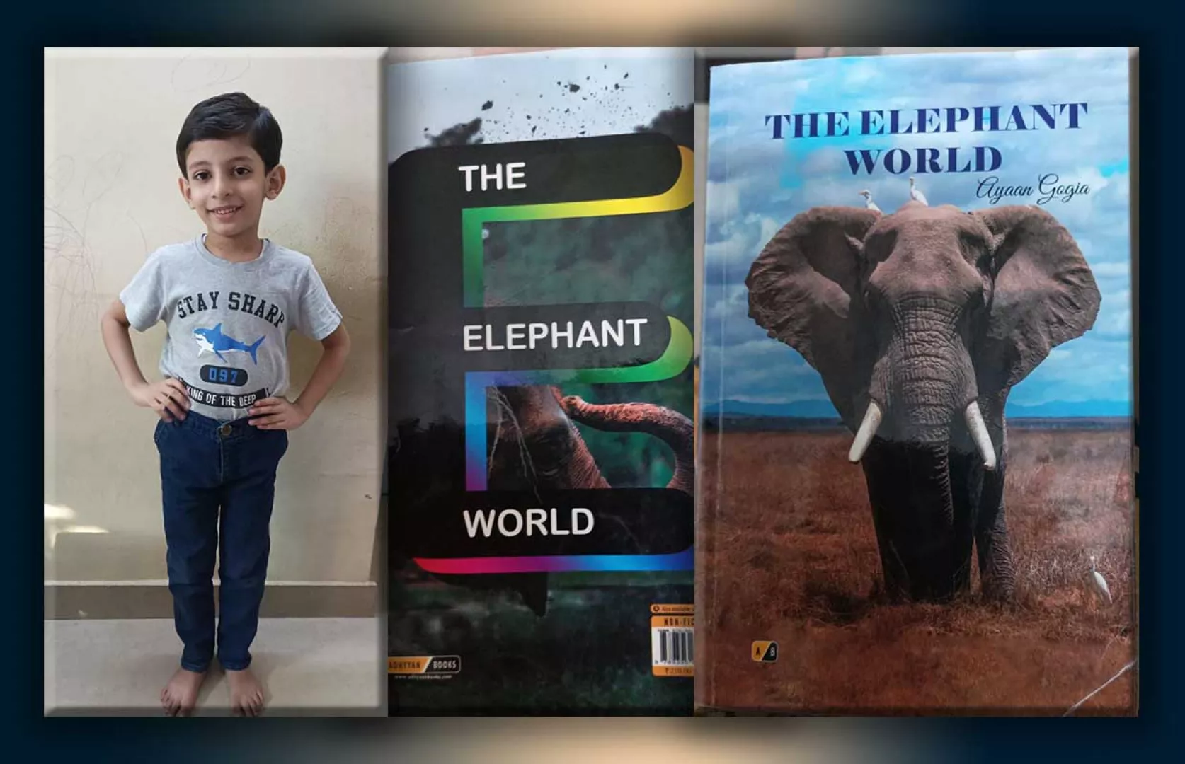 YOUNGEST AUTHOR TO WRITE & PUBLISH A BOOK ABOUT ELEPHANTS