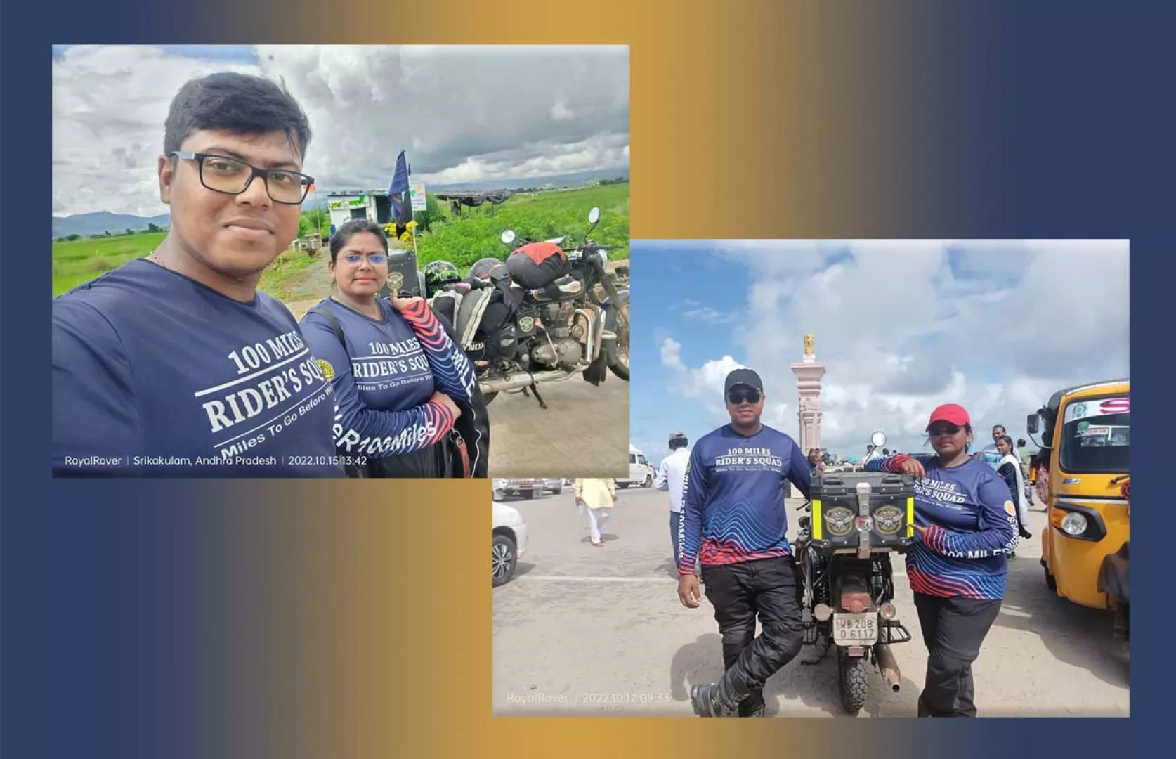 MAXIMUM DISTANCE TRAVELLED AROUND  INDIAN COASTAL LINE ON MOTORCYCLE BY A COUPLE”