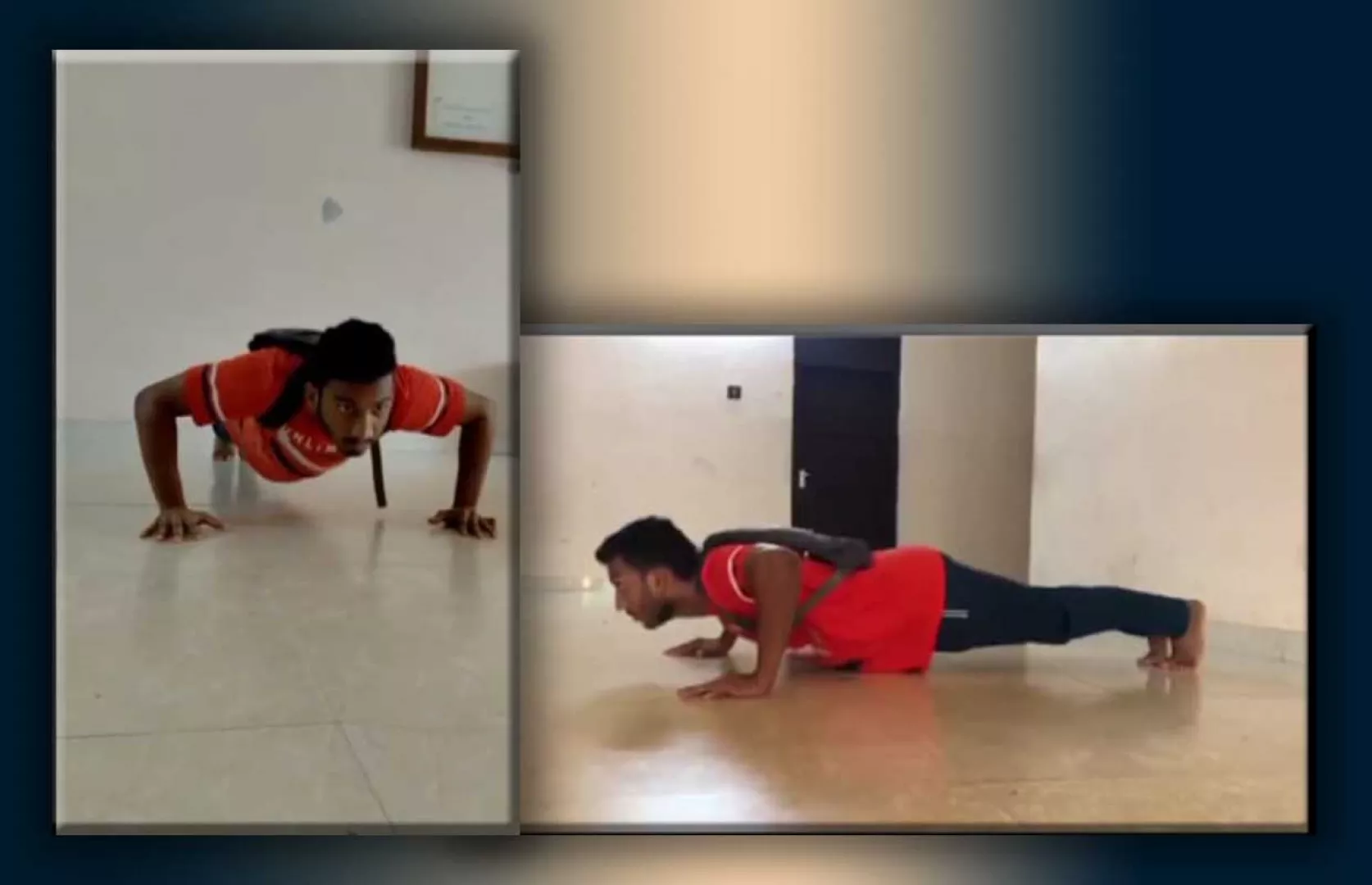 MOST PUSH-UPS CARRYING5 KG BACKPACK ON BACK IN 30 SECONDS