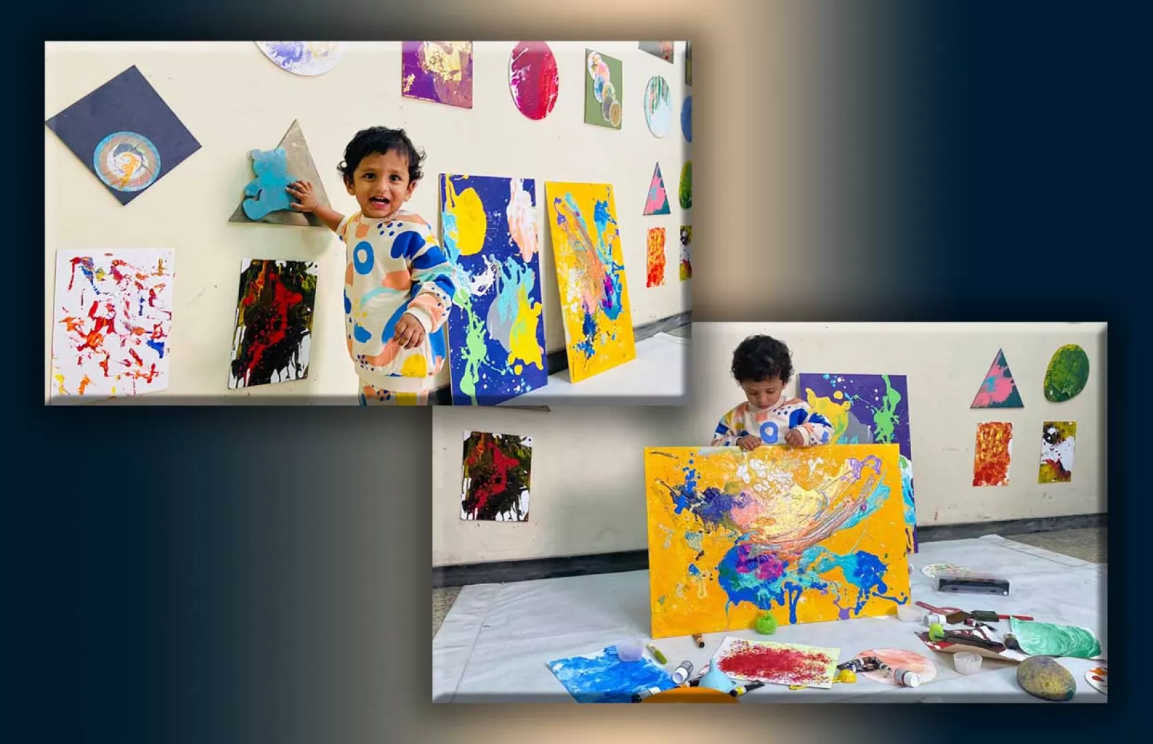 MAXIMUM CONTEMPORARY FLUID ARTS MADE BY A TODDLER