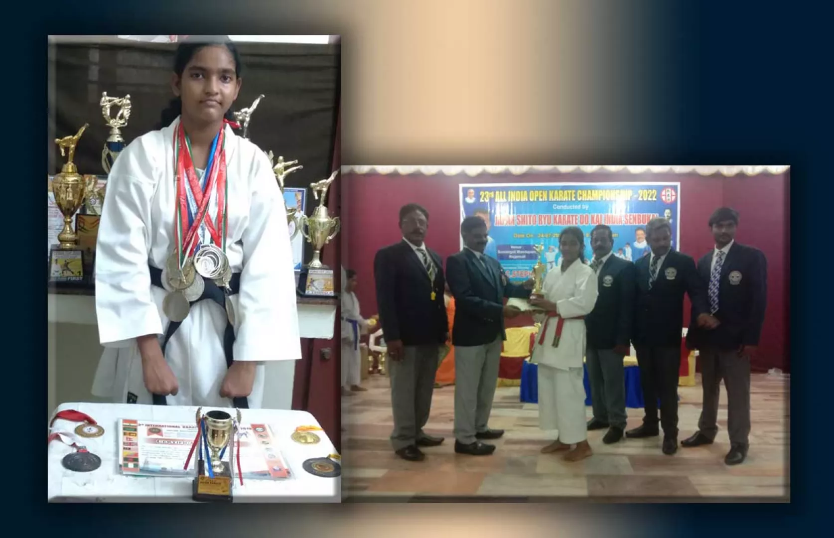 MAXIMUM ACCOLADES ACHIEVED IN KARATE