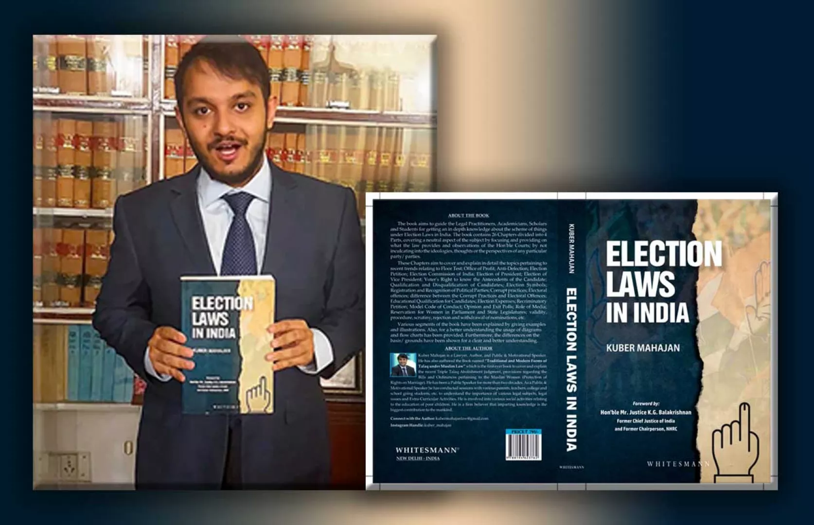 YOUNGEST AUTHOR TO WRITE & PUBLISH A BOOK ABOUT THE ELECTION LAWS