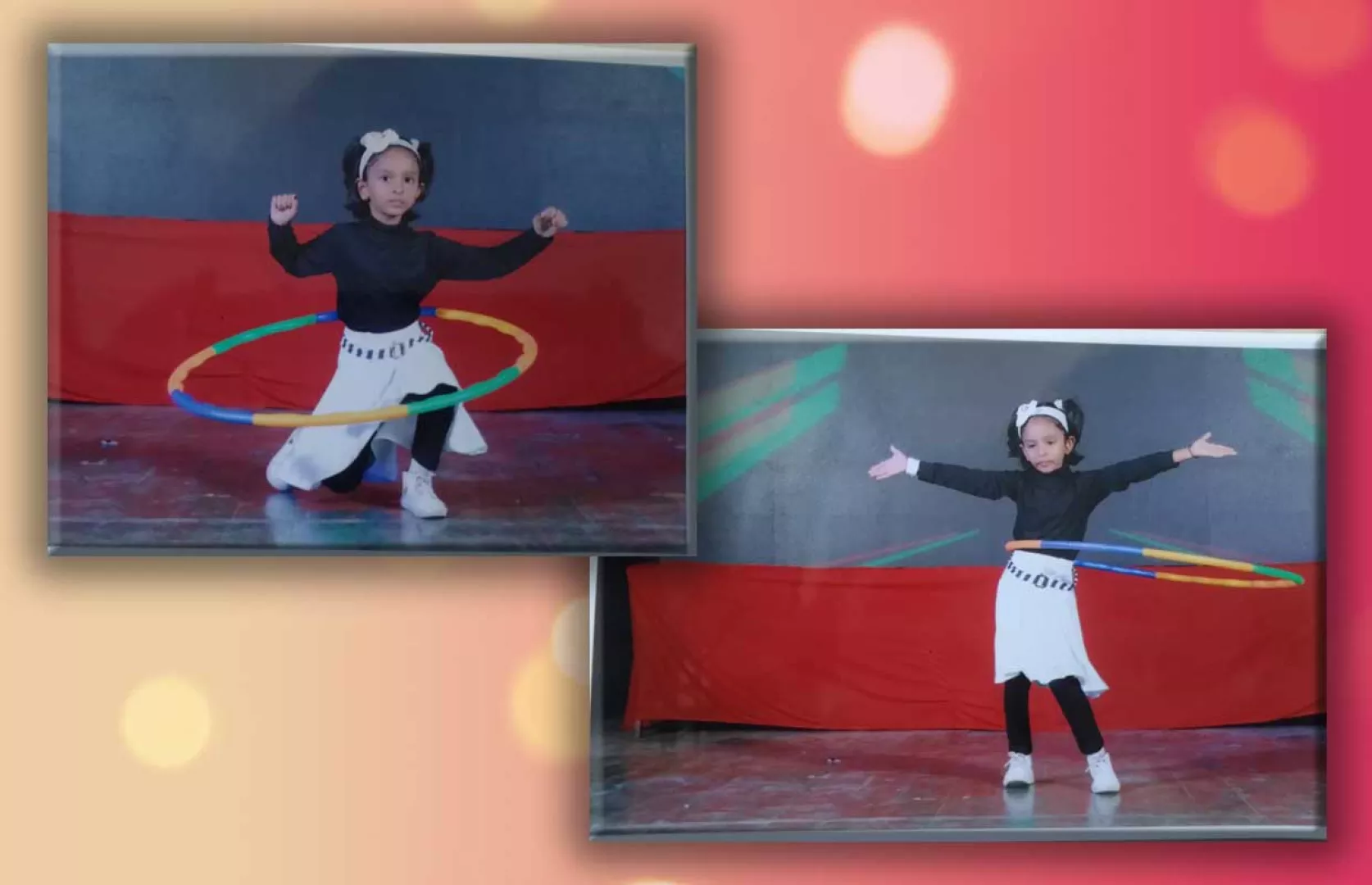 MOST HULA HOOP SPINS AROUND WAIST IN ONE MINUTE WHILE SITTING ON KNEES (KID)