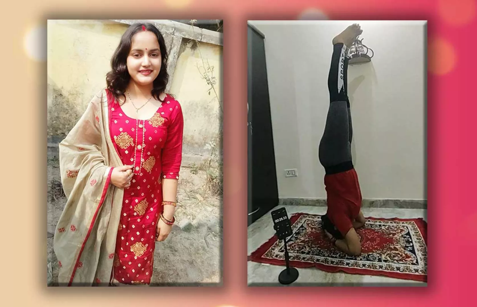 LONGEST TIME TO HOLD SHIRSH ASANA (FEMALE)