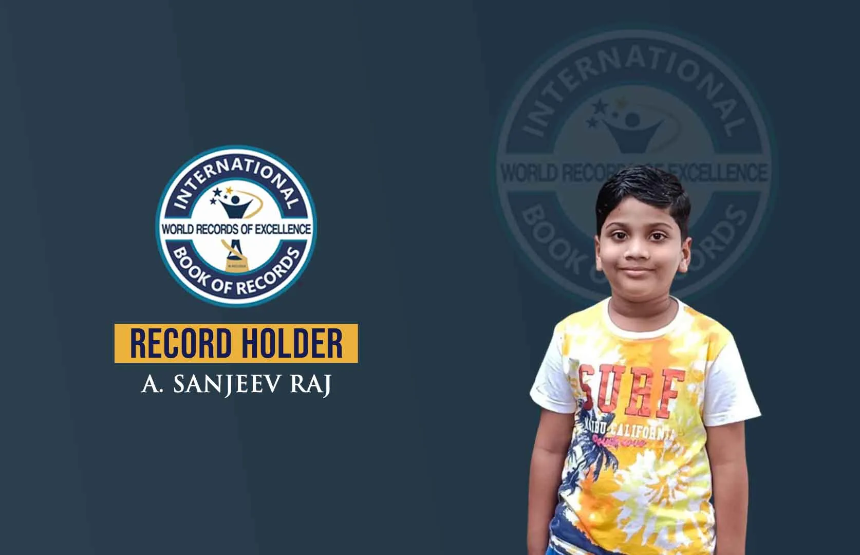 FASTEST TO RECITE THE NAMES OF ALL INDIAN STATES ALONG WITH THEIR CAPITALS BY A KID (BOY)