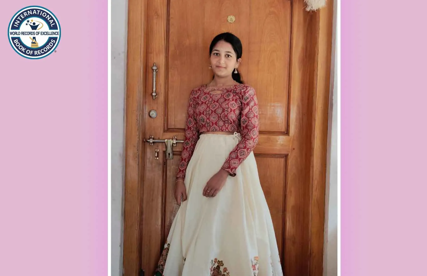 LONGEST MEHNDI DESIGN MADE ON A CLOTH (TEENAGER)