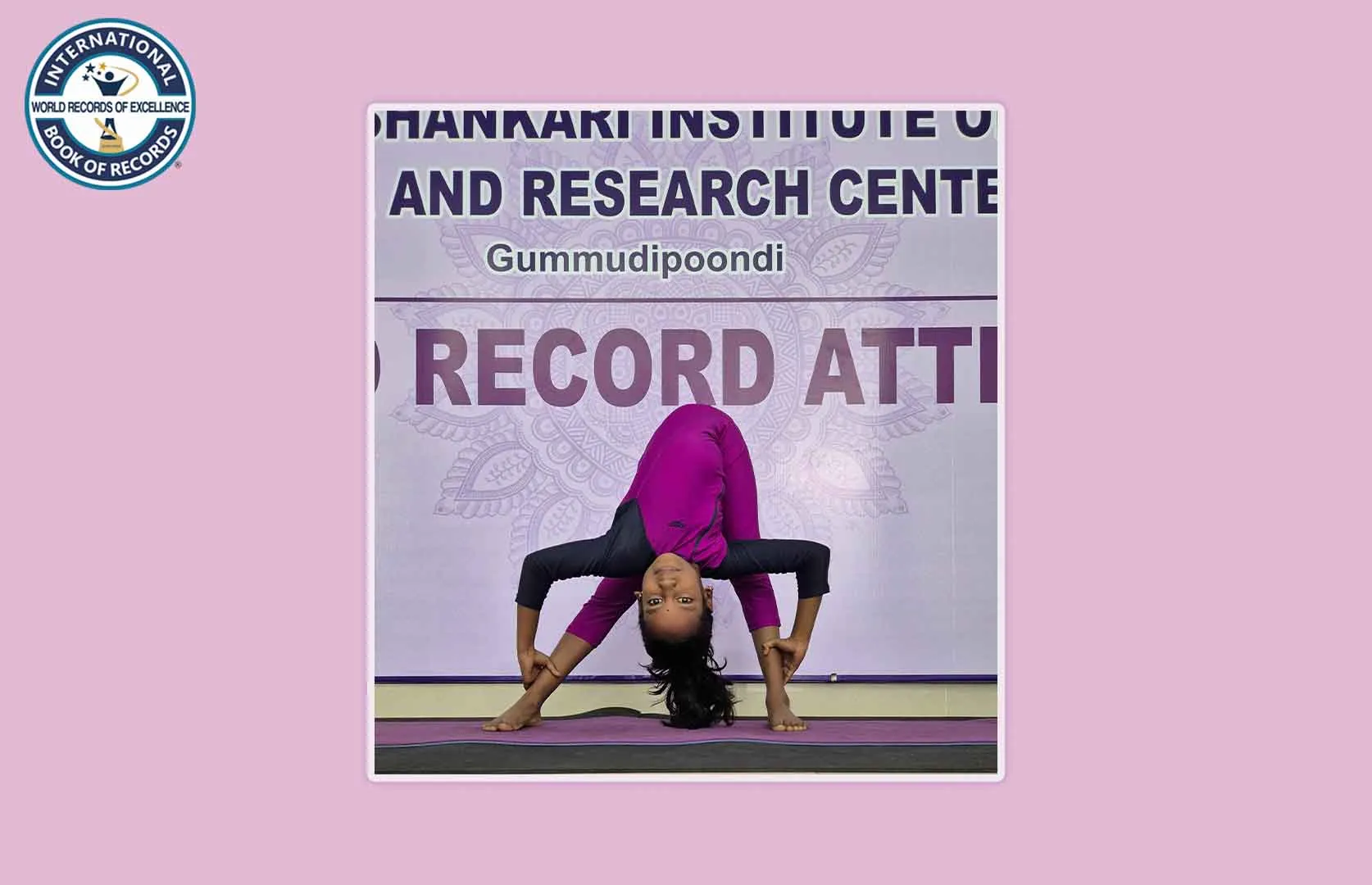 MAXIMUM TIMES KAMAR MARODASANA PERFORMED IN ONE MINUTE (KID)