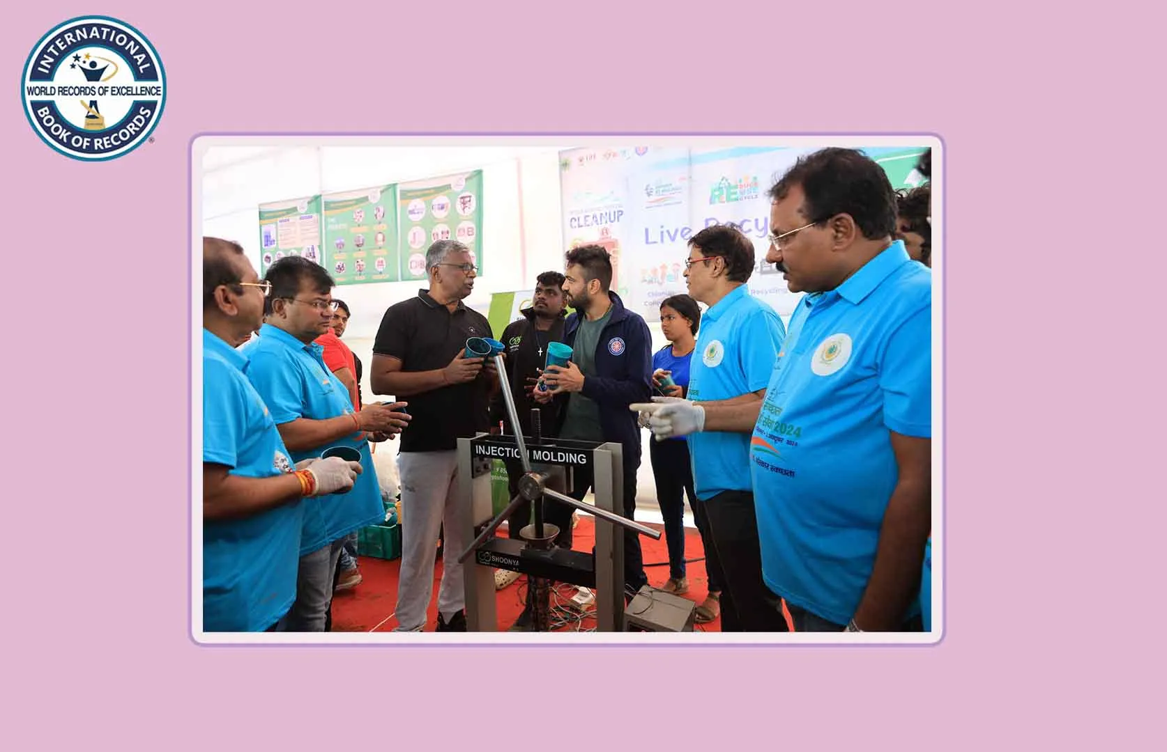 MAXIMUM PLASTIC WASTE RECYCLED LIVE IN A BEACH CLEANUP IN A SINGLE DAY - SINGLE VENUE